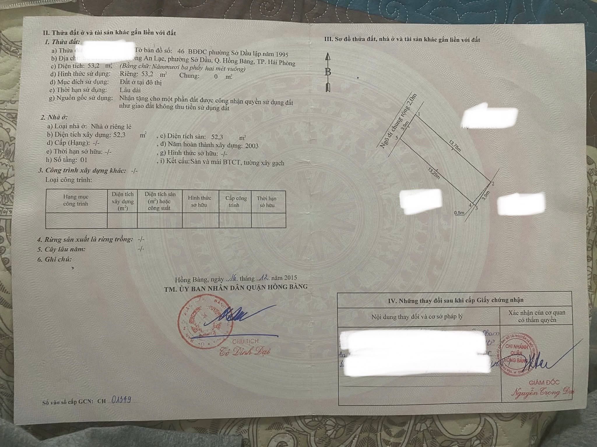 🔥 HÀNG HIẾM TẠI AN LẠC, SỞ DẦU, HỒNG BÀNG, NHÀ 1,85 TỶ 🔥

📐 Diện tích: 53,2m² Mặt tiền: 3,9m
