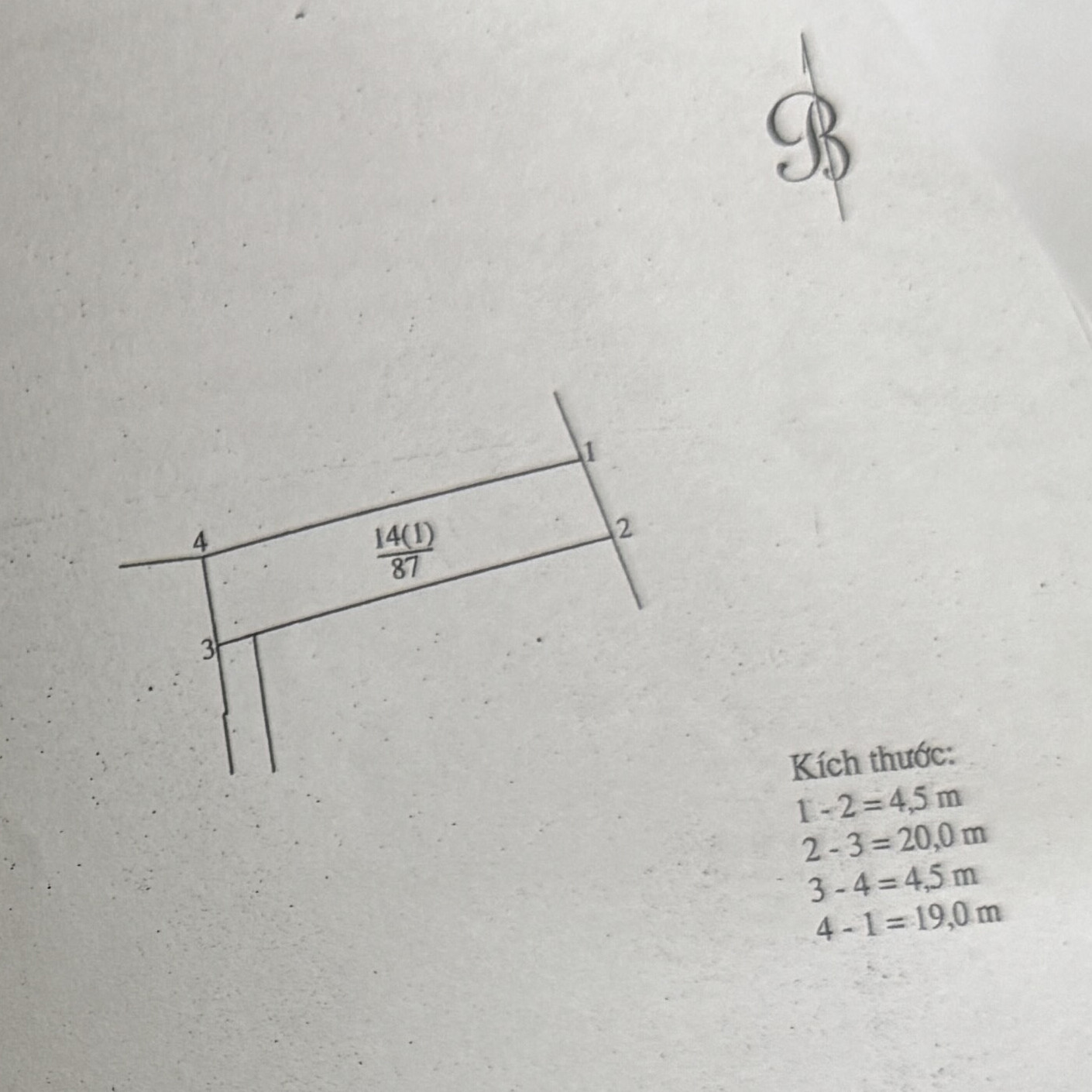 Bán đất 87m² full thổ cư ngang 4,5m giá 14 tỷ tại Đường An Lạc Xã Gia Lâm