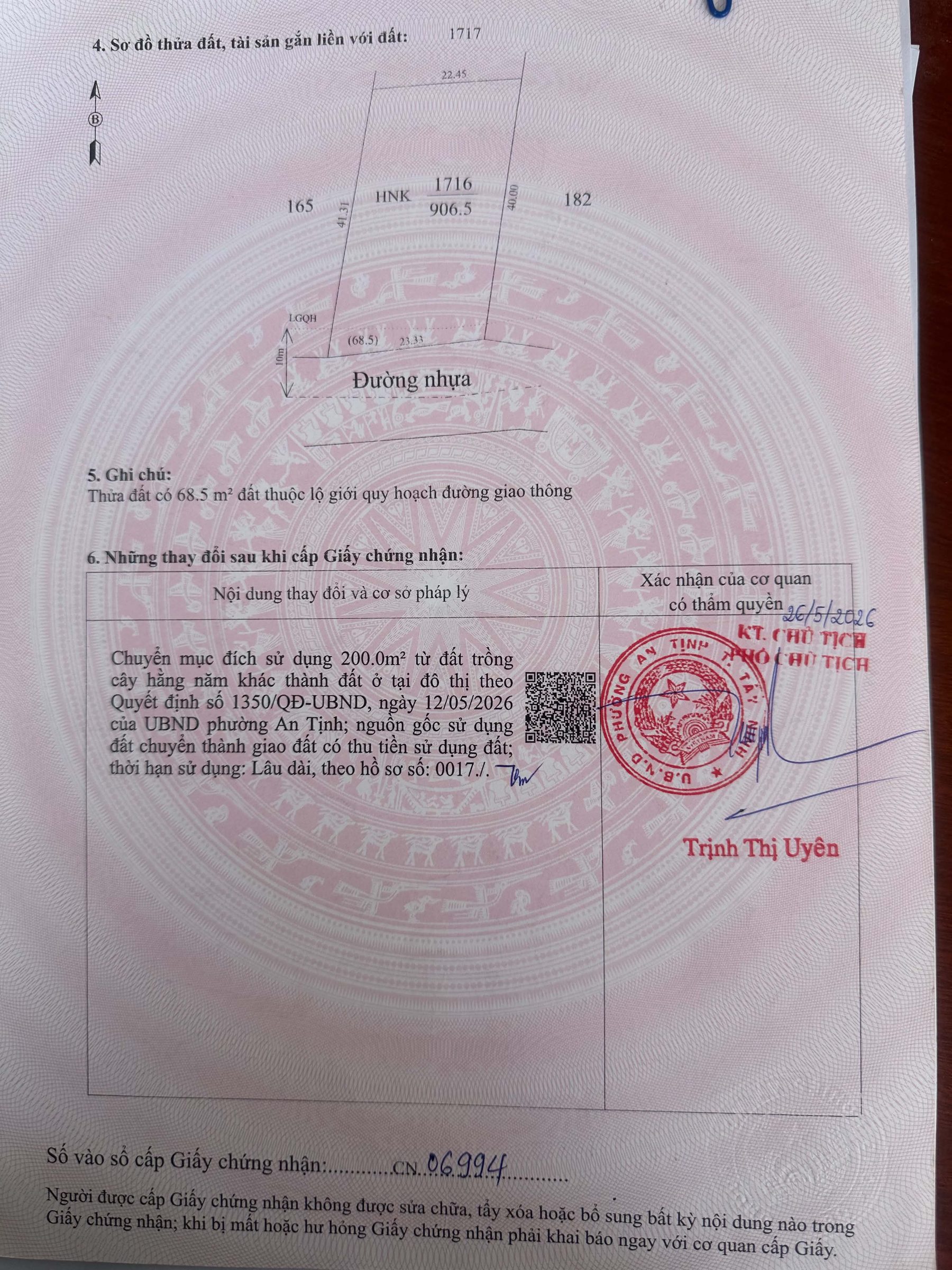 Bán 200m2 thổ cư ngay cổng sau KCX LINH TRUNG và KCN TRẢNG BÀNG