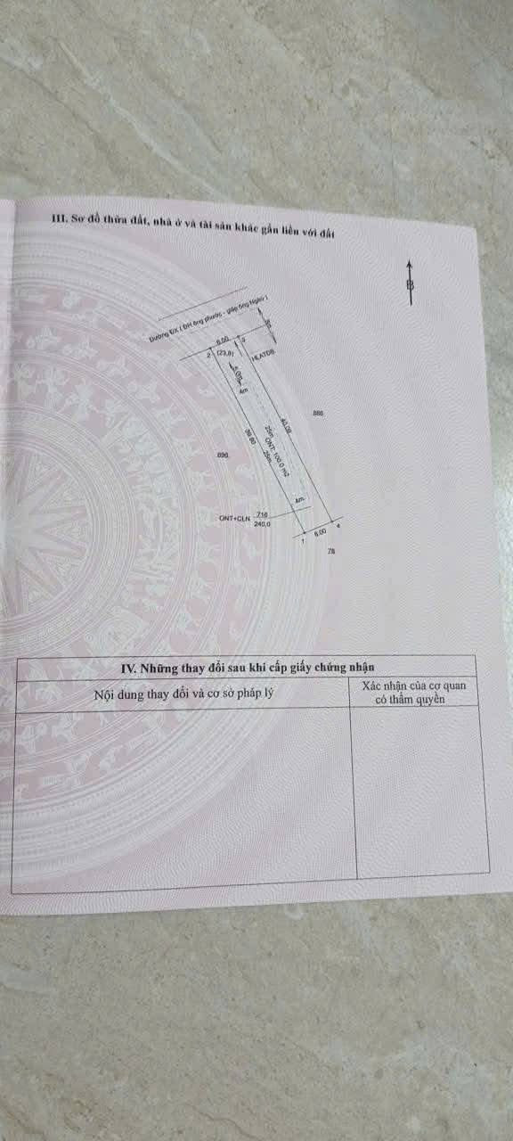 Bán đất 240m2 Mặt tiền kinh doanh ở An Tây