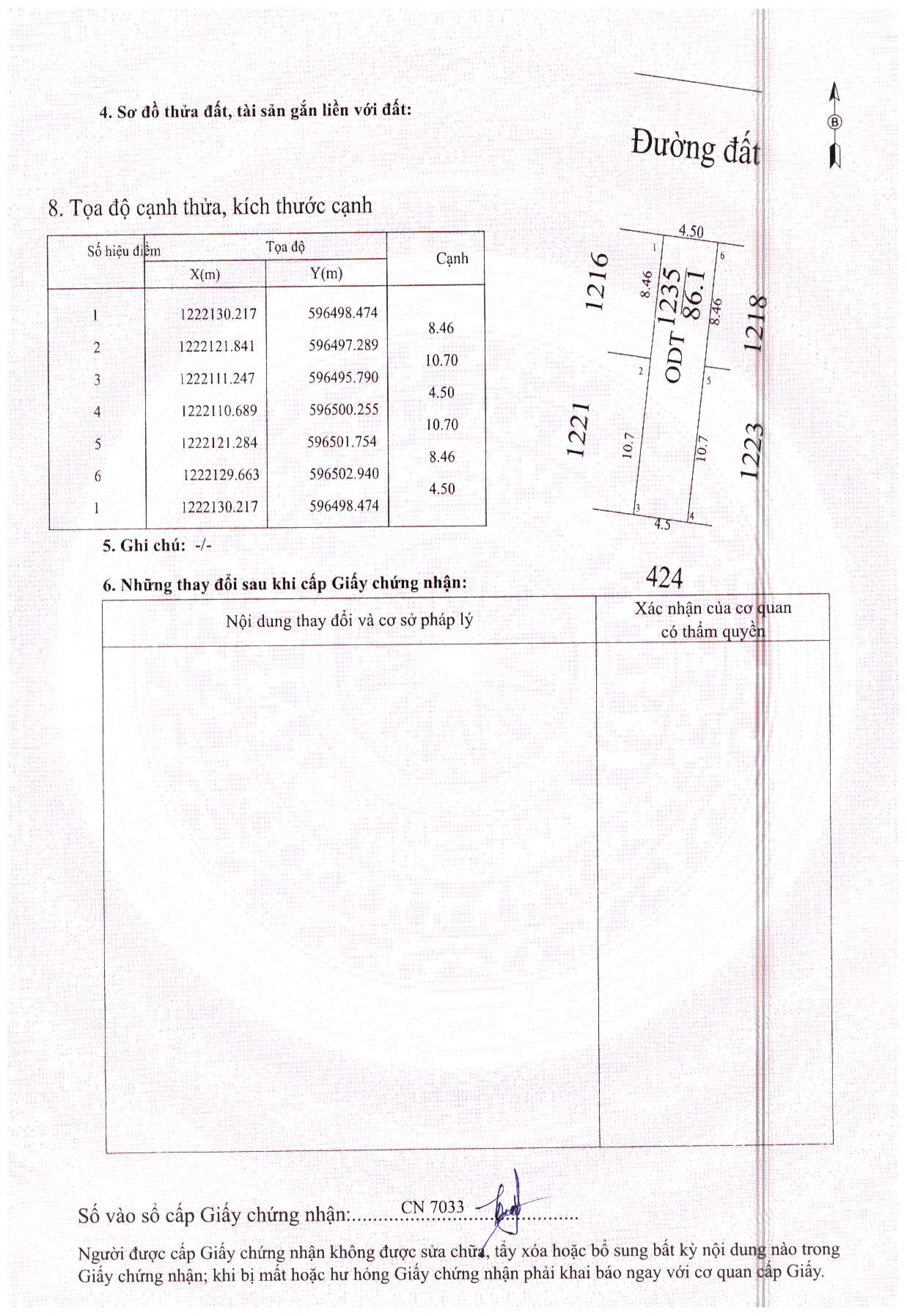 - CHÍNH CHỦ GỬI CẦN BÁN 4 LÔ ĐẤT THỔ CƯ TRẢNG BÀNG – 81x 86m² – CHỈ 450 TR sổ riêng