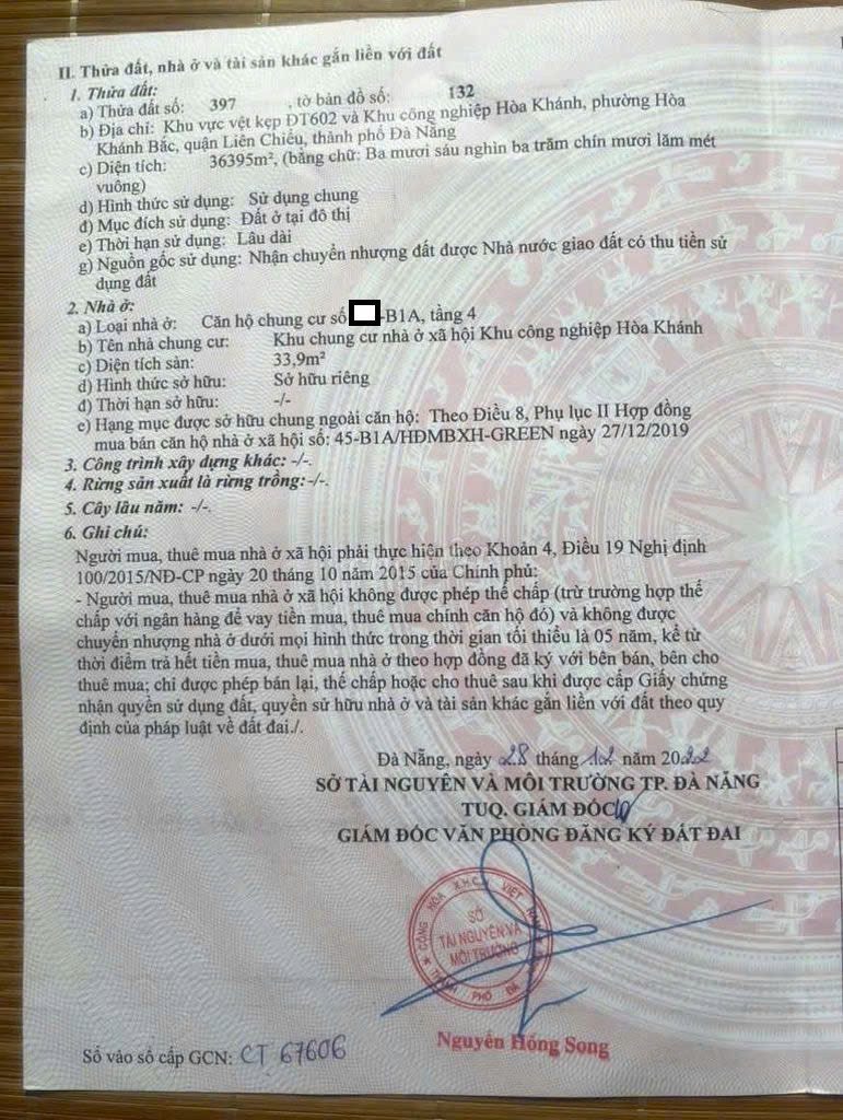 BÁN CĂN HỘ ÂU CƠ HÒA KHÁNH BẮC LIÊN CHIỂU ĐÀ NẴNG 📌📌📌LÀM VIỆC TRỰC TIẾP GIÁ TỐT !!!