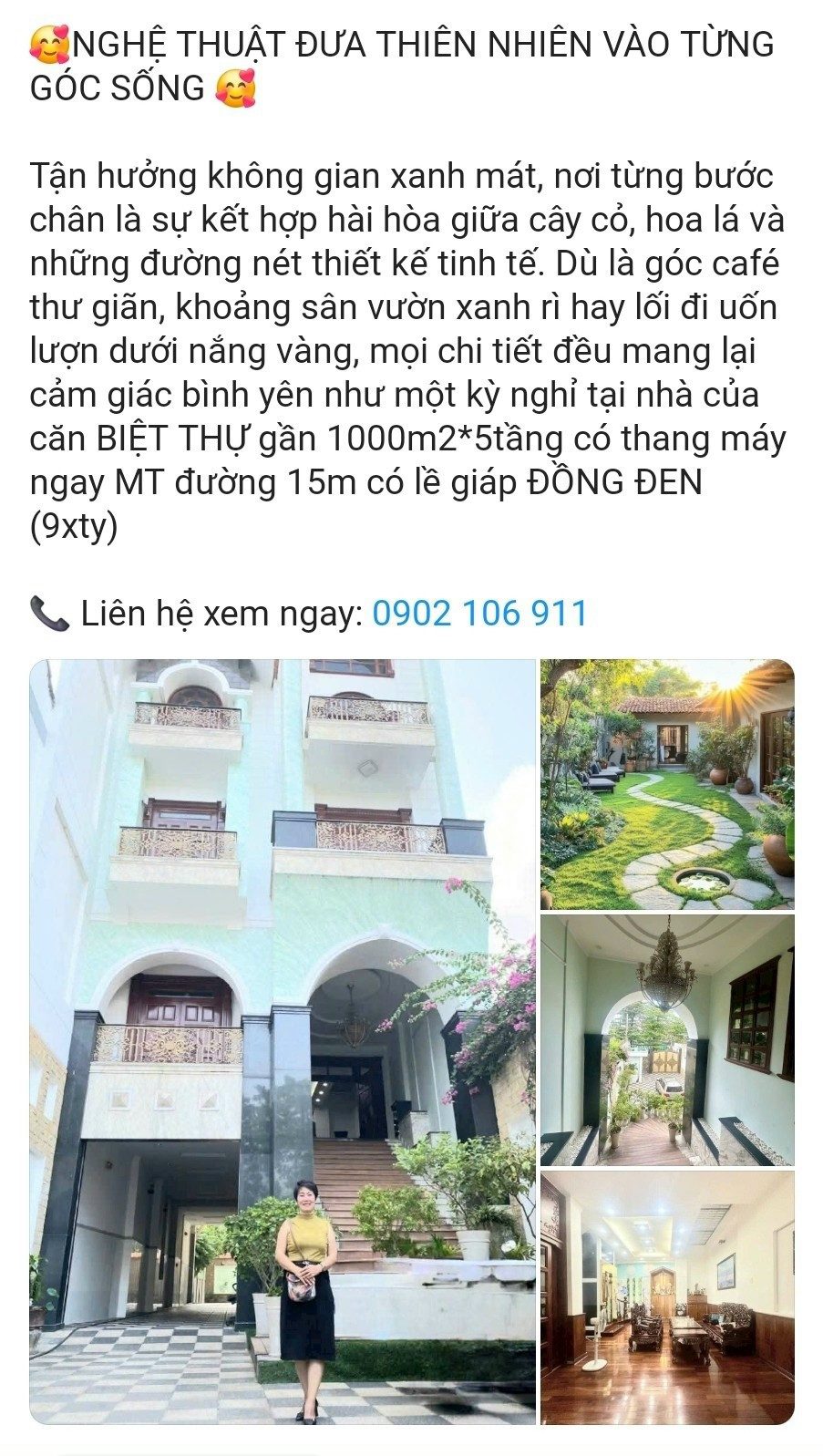 🥰NGHỆ THUẬT ĐƯA THIÊN NHIÊN VÀO TỪNG GÓC SỐNG 🥰 

Tận hưởng không gian xanh mát, nơi từng bước chân là sự kết hợp hài hòa giữa cây cỏ, hoa lá và những đường nét thiết kế tinh tế. Dù là góc café thư giãn, khoảng sân vườn xanh rì hay lối đi uốn lượn dưới