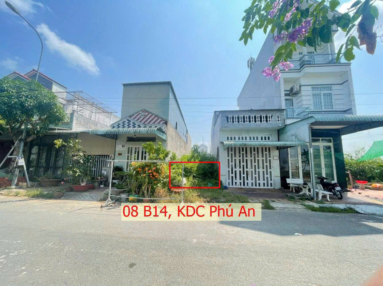 💥 BÁN NỀN ĐẸP ĐƯỜNG B14 KDC PHÚ AN – GIÁ TỐT CHO NHÀ ĐẦU TƯ