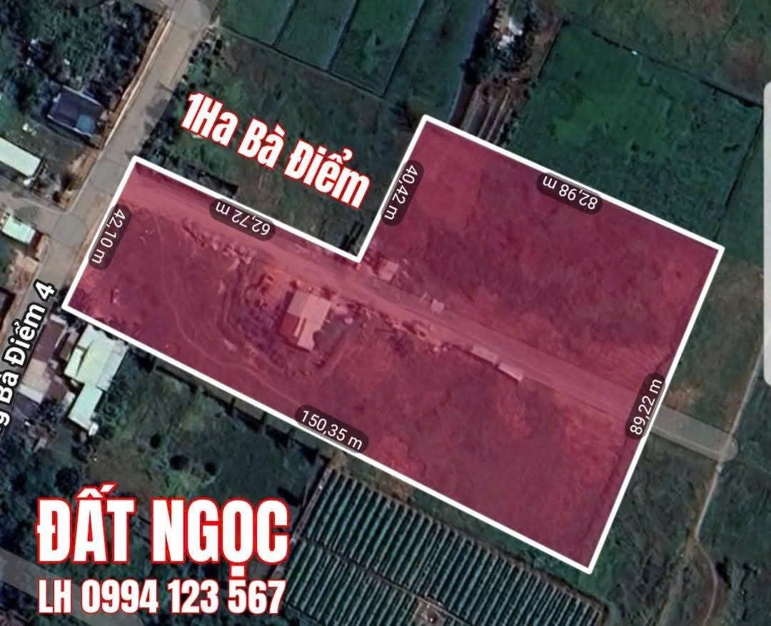🟥Đất đẹp mặt tiền Bà Điểm 10.138m² giá 90 tỷ giáp KCN Vĩnh Lộc, gần Bình Tân giá rất tốt đó