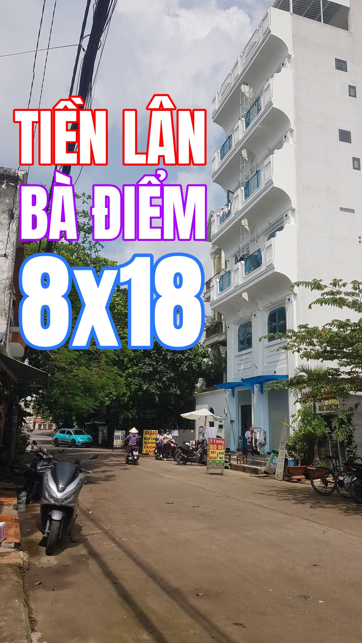 💥Bán đất thổ cư ngang 8x18m Xã Bà Điểm gần Phan Văn Hớn khu nhà lầu VIP