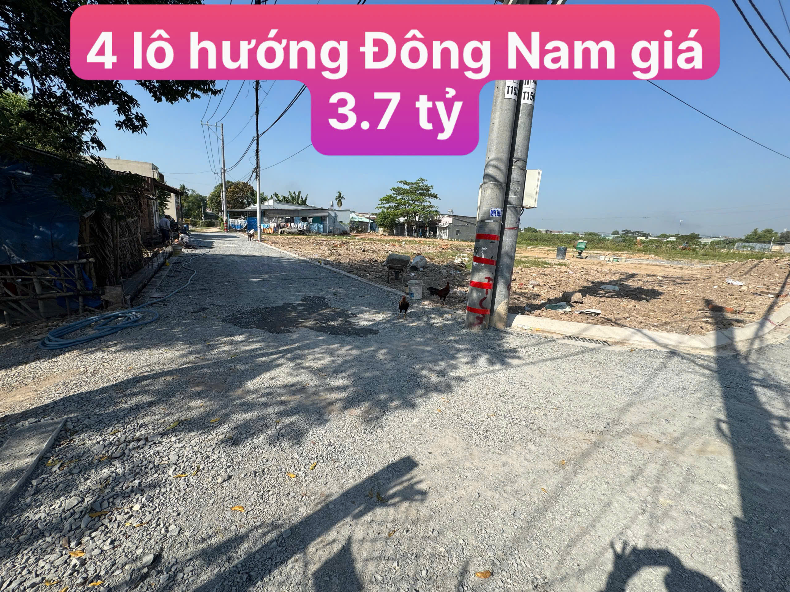 Bán đất 100m² ngang 5m giá 3.7 tỷ Xã Bà Điểm