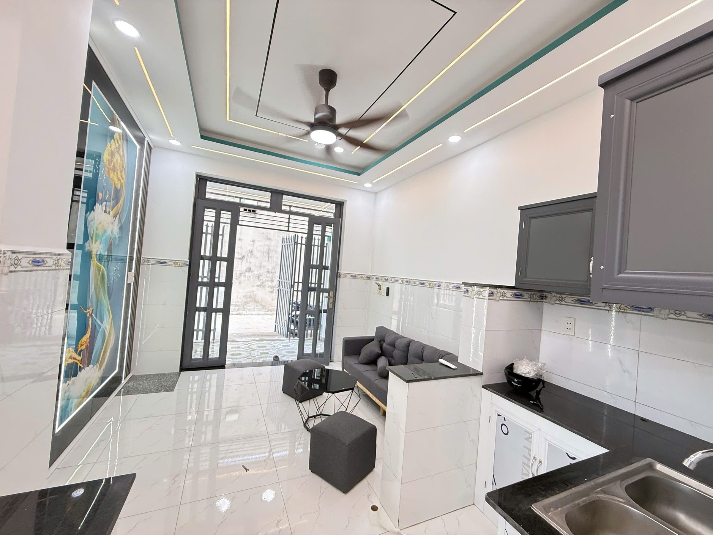 Nhà 1 trệt 1 lầu 36m2 Nguyễn Văn Bứa, Xuân Thới Sơn, Hóc Môn 395tr đã có sổ hồng chính chủ