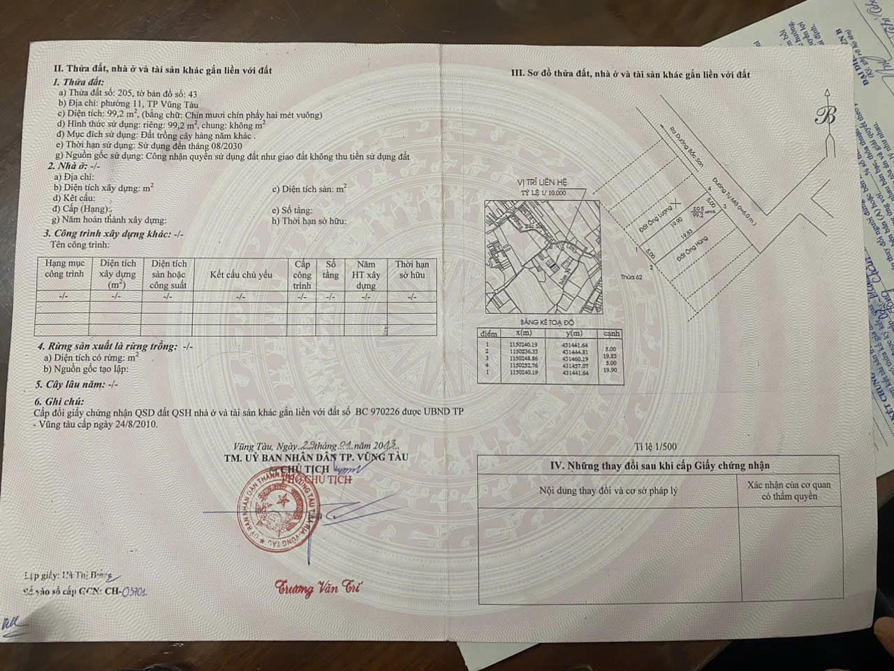 BÁN ĐẤT NÔNG NGHIỆP HẺM Ô TÔ BẮC SƠN, PHƯỜNG 11