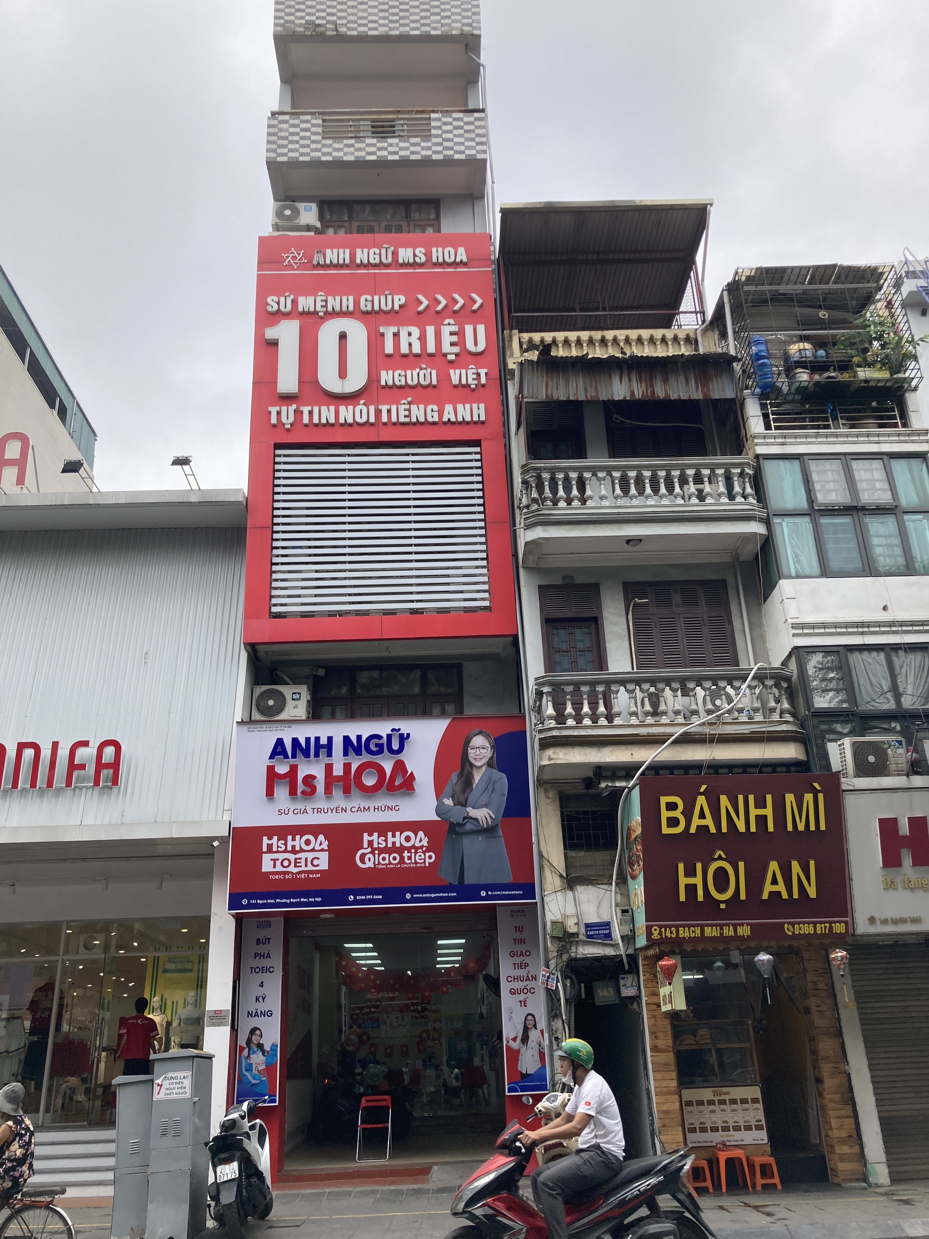 Cho thuê toàn bộ ngôi nhà 6 tầng, mỗi sàn  127.7m2 giá 80 triệu/tháng tại phố Bạch Mai Phường Cầu Dền Quận Hai Bà Trưng Hà Nội