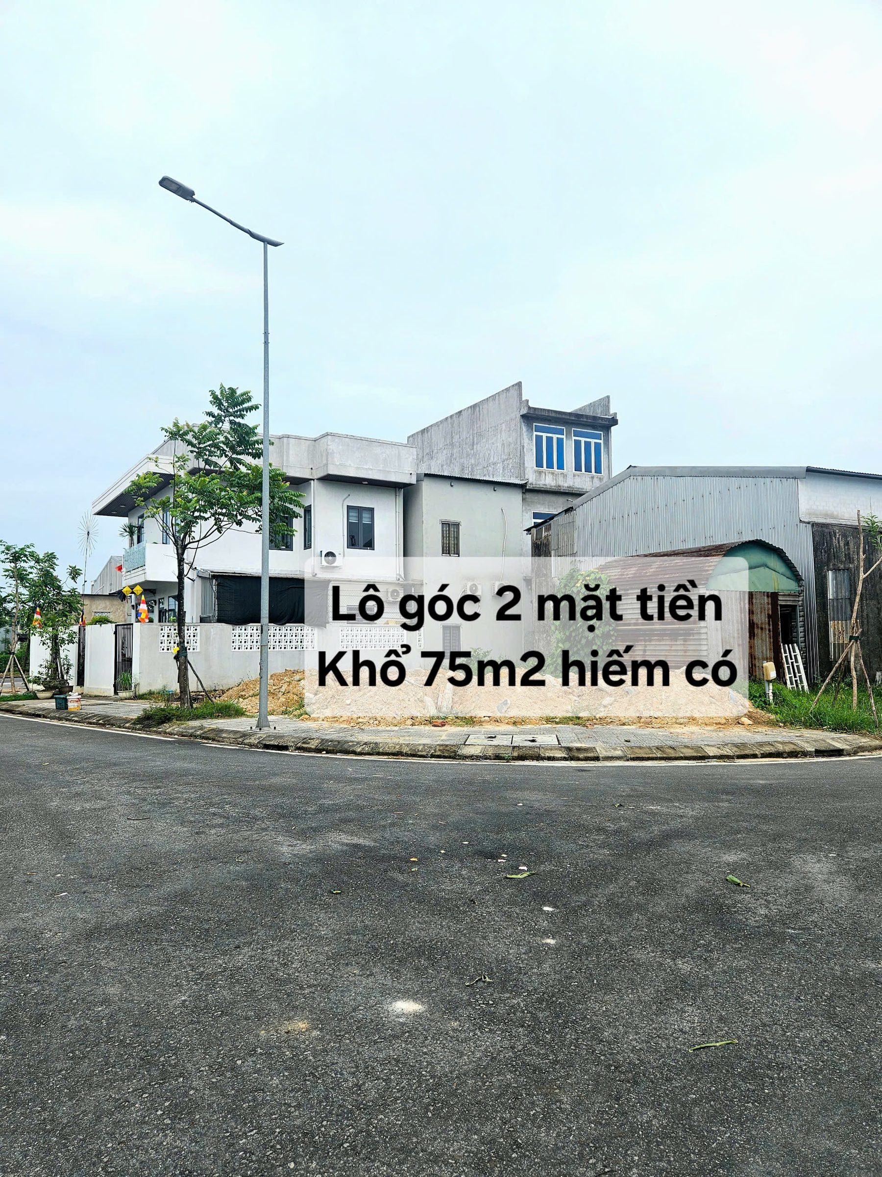 🔥🔥Bán Lô góc 2 mặt tiền Hương Sơ - khổ nhỏ 75m2 hiếm