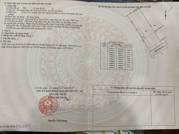 Đất mặt tiền đường Bàu Lách Phạm Văn Cội Củ Chi đường nhựa xe tải tránh nhau