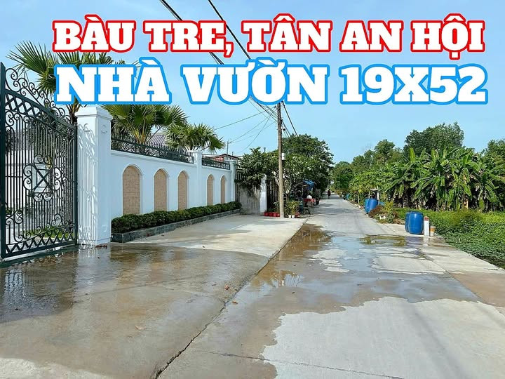 🛑 ĐẤTLỚN.COM Bán nhà vườn 1000m² tại Bàu Tre Xã Tân An Hội Củ Chi
