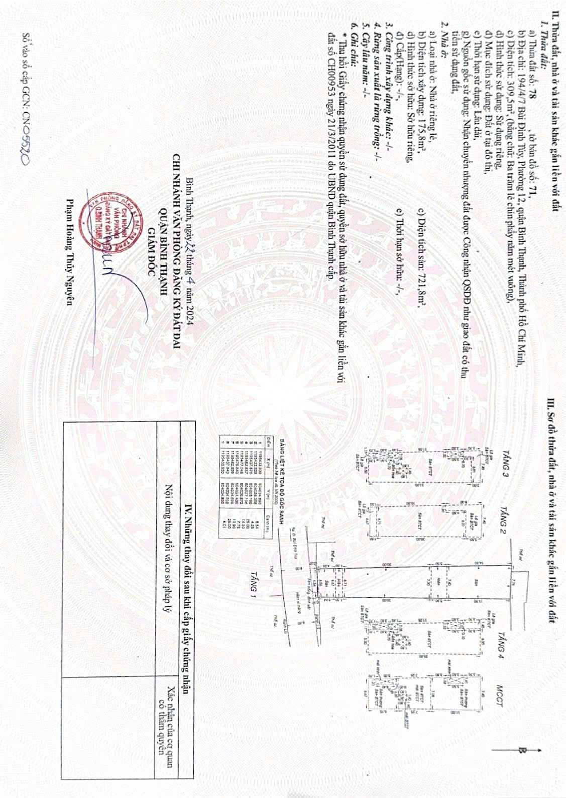 Bán nhà 194/4/7 Bùi Đình Tuý, P12, Bình Thạnh – Giá 49,5 tỷ
