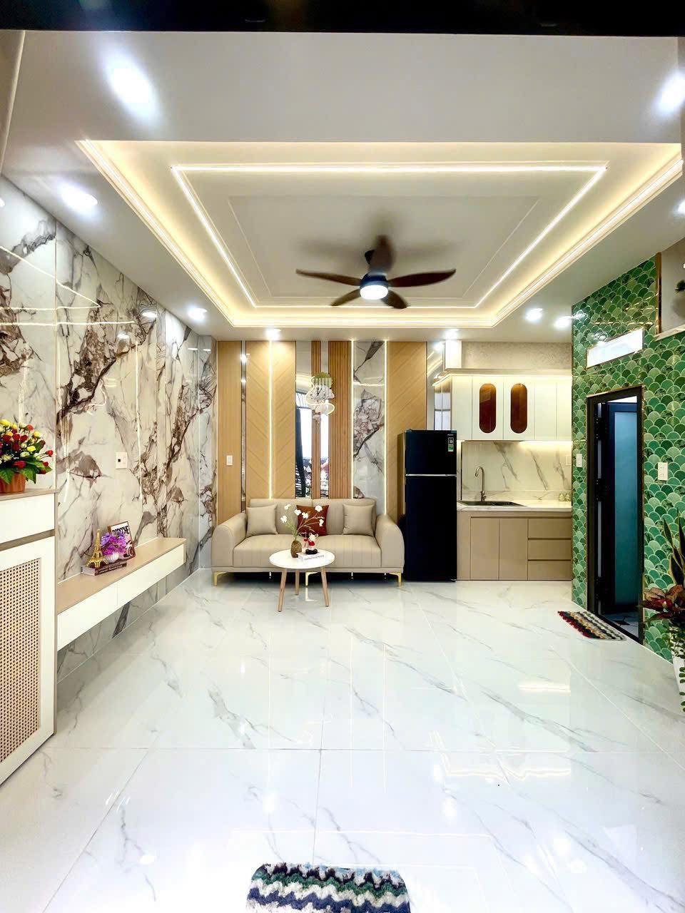 Bán gấp nhà 1 TỶ 780 đầy đủ nội thất đường Bùi Quang Là P12 Gò Vấp , 2PN - Sổ hồng riêng