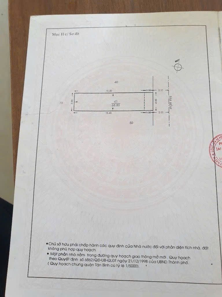 NHÀ HẺM XE HƠI 5M – BÙI THẾ MỸ, P11 TÂN BÌNH – CHỈ 6,6 Tỷ