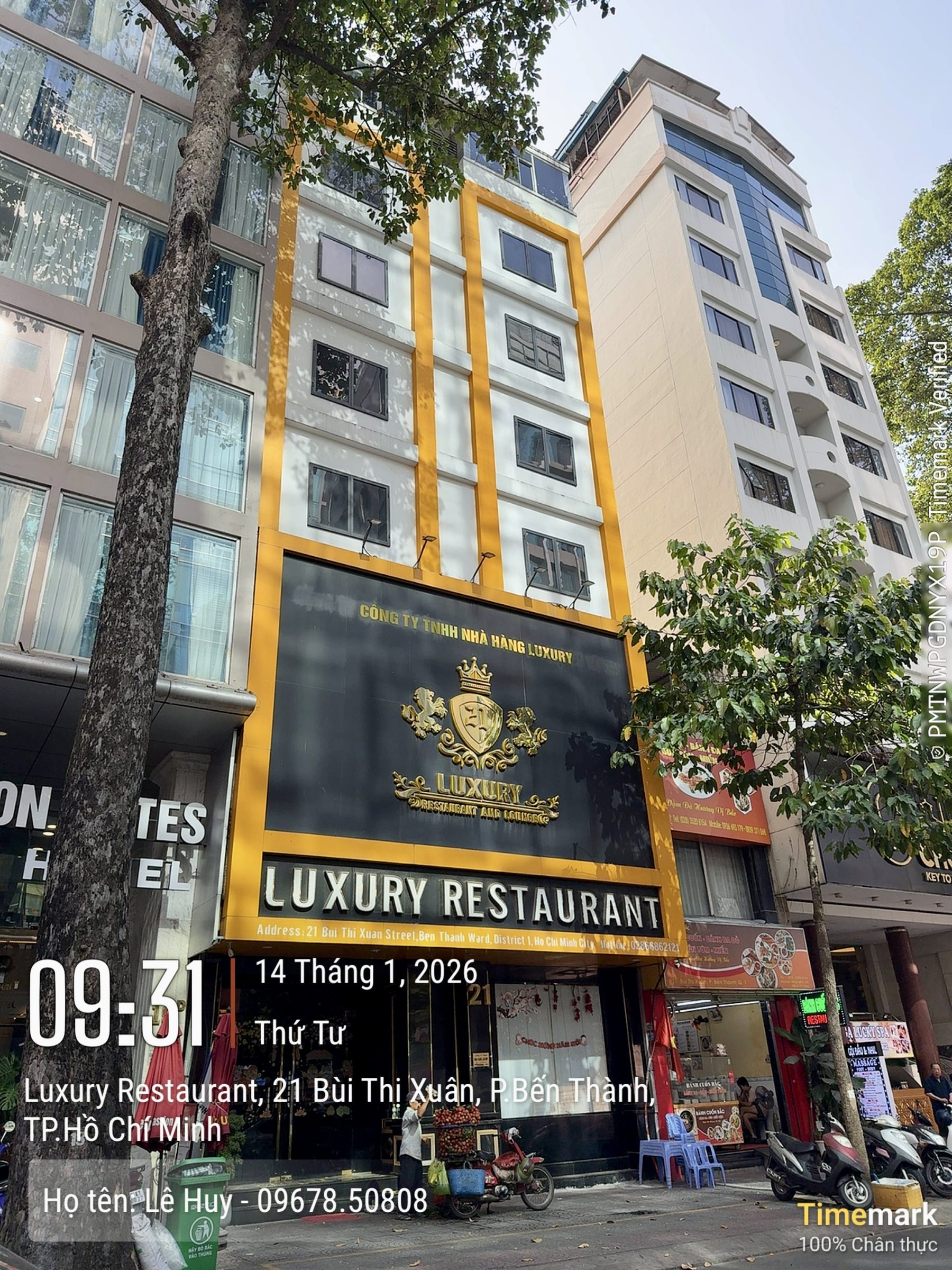 Bán toà Mặt Tiền 21 Bùi Thị Xuân, P.Bến Thành, Quận 1 (8,4 x 16 - 9 tầng)