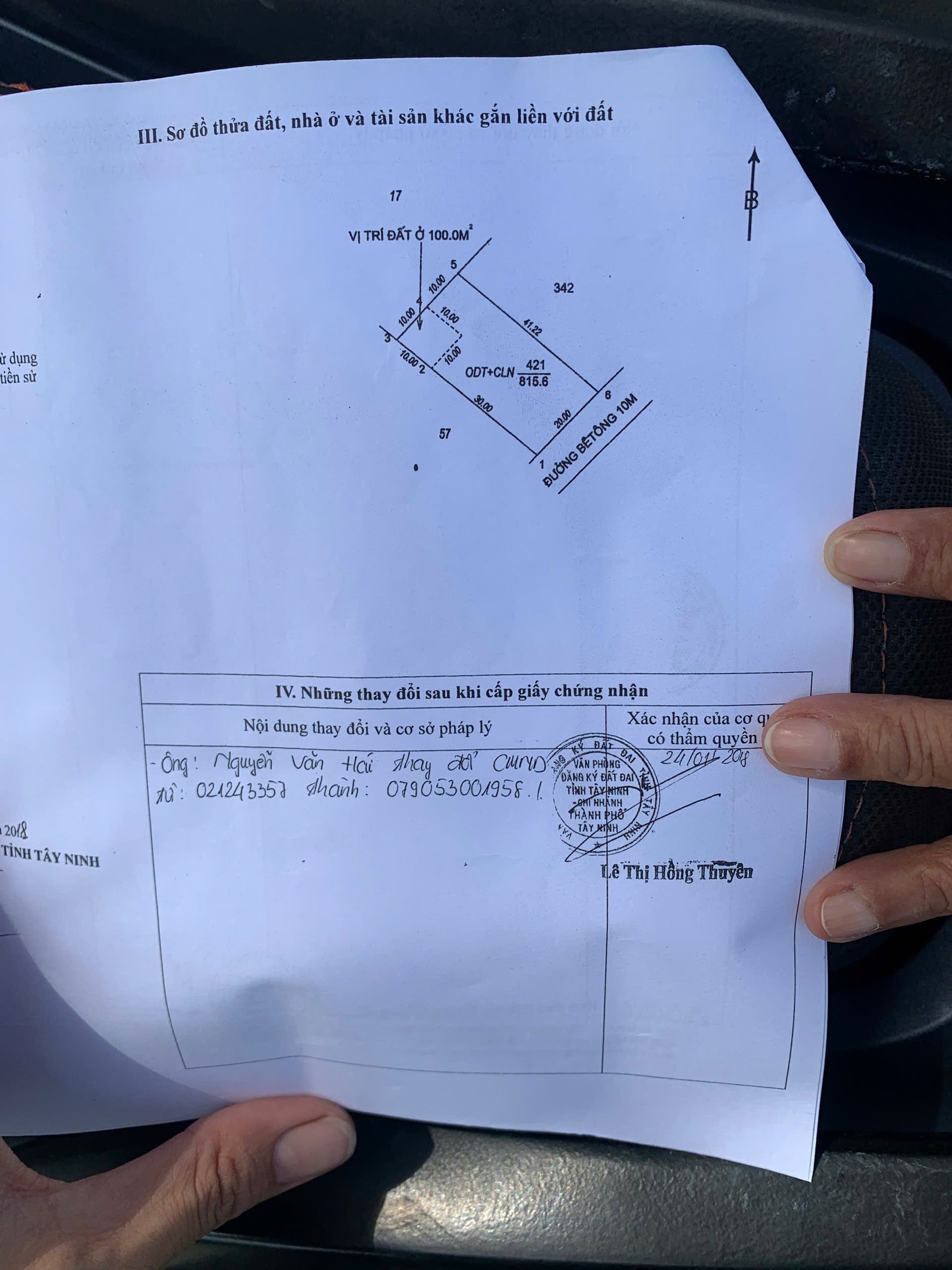Bán đất 800m² ngang 20m giá 5.8 tỷ Phường Tân Ninh