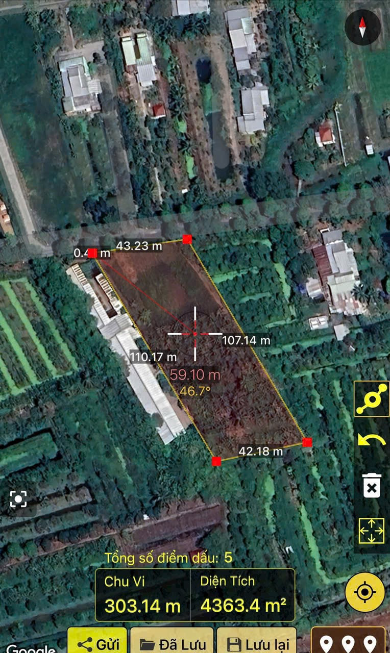 🏠HƠN 4000m2 có đất ở. Đường Lộ Cái Chanh, Xã Đông Phước, Tp Cần Thơ.