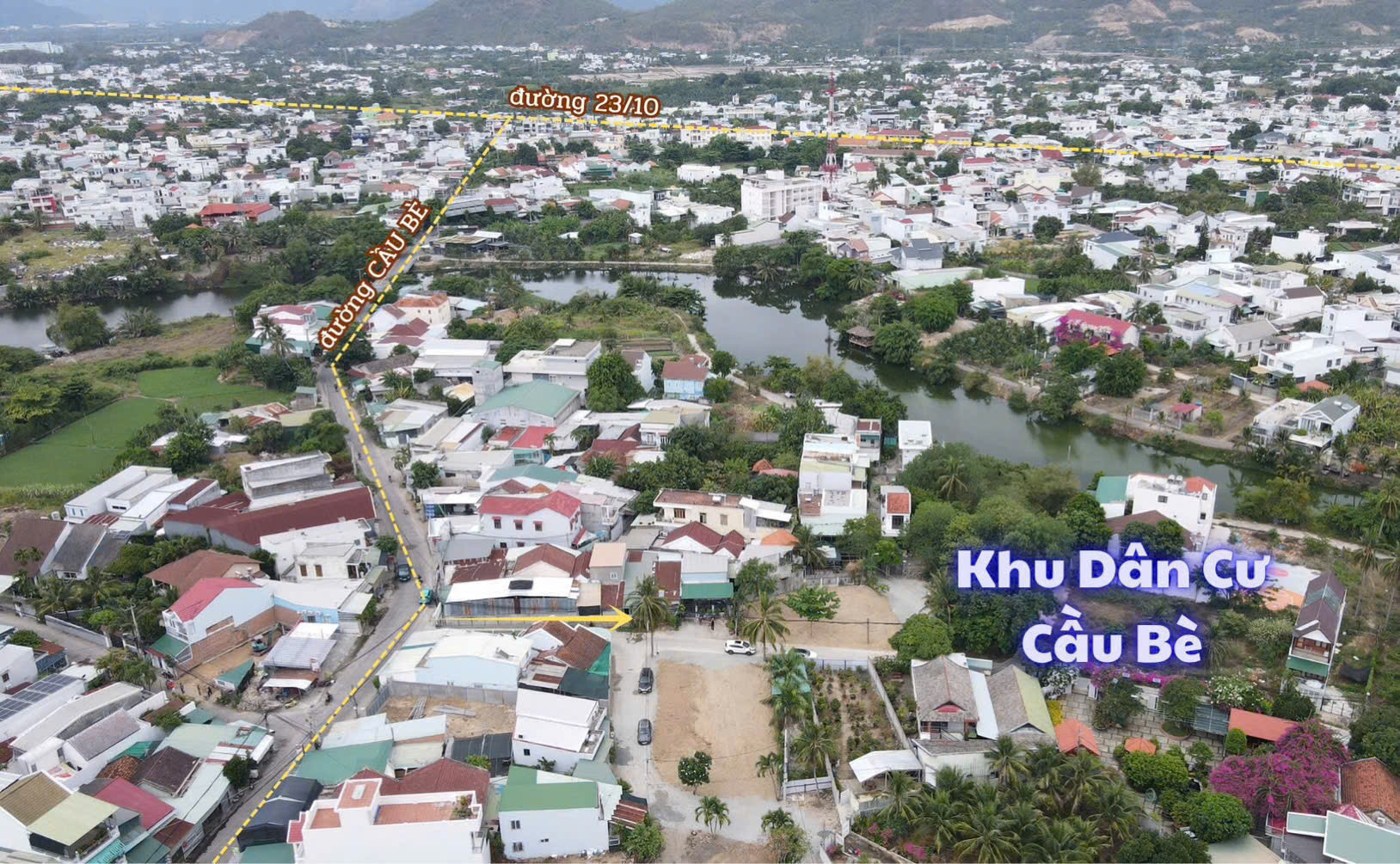 BÁN 2 LÔ ĐẤT XÃ VĨNH THẠNH CÁCH ĐƯỜNG CẦU BÈ 70M DT 71.9M GIÁ 2 TỶ 600 VÀ 87.9M GIÁ 2 TỶ 690.