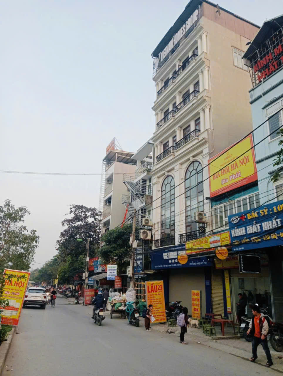 Cho thuê nhà 7 Tầng Phố Cầu Cốc trung tâm dự án vinhomes smart city