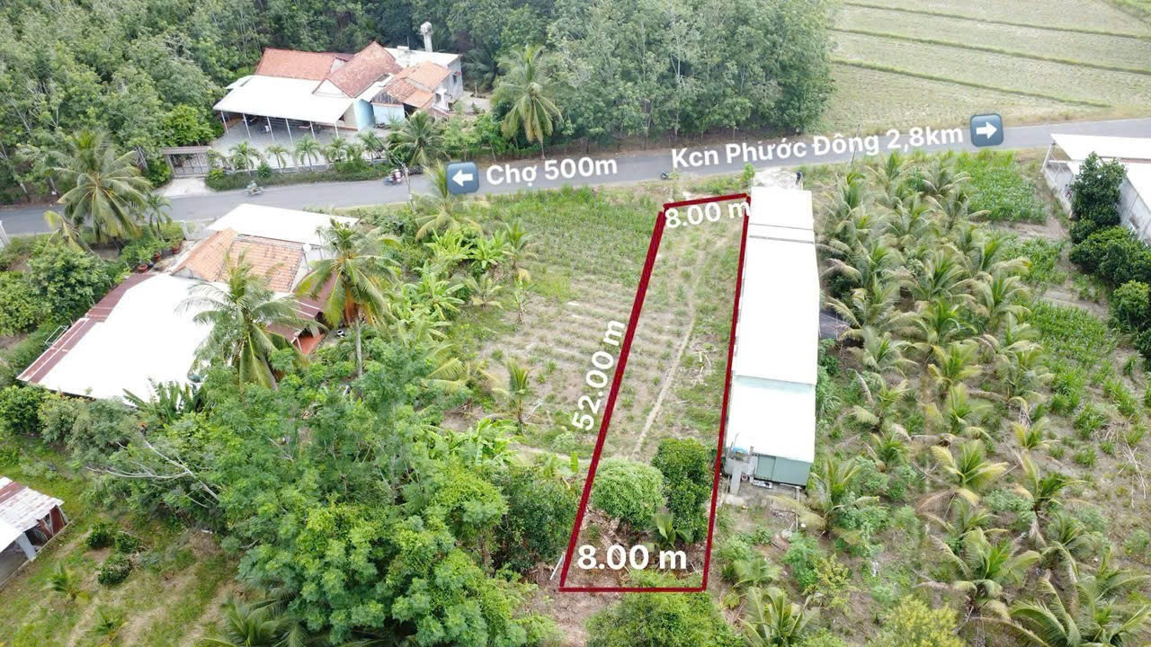 Lô Đất Mt Kinh Doanh Nhựa Lớn 8x53m, SHr, Thổ cư, Giá 1ty490Tr