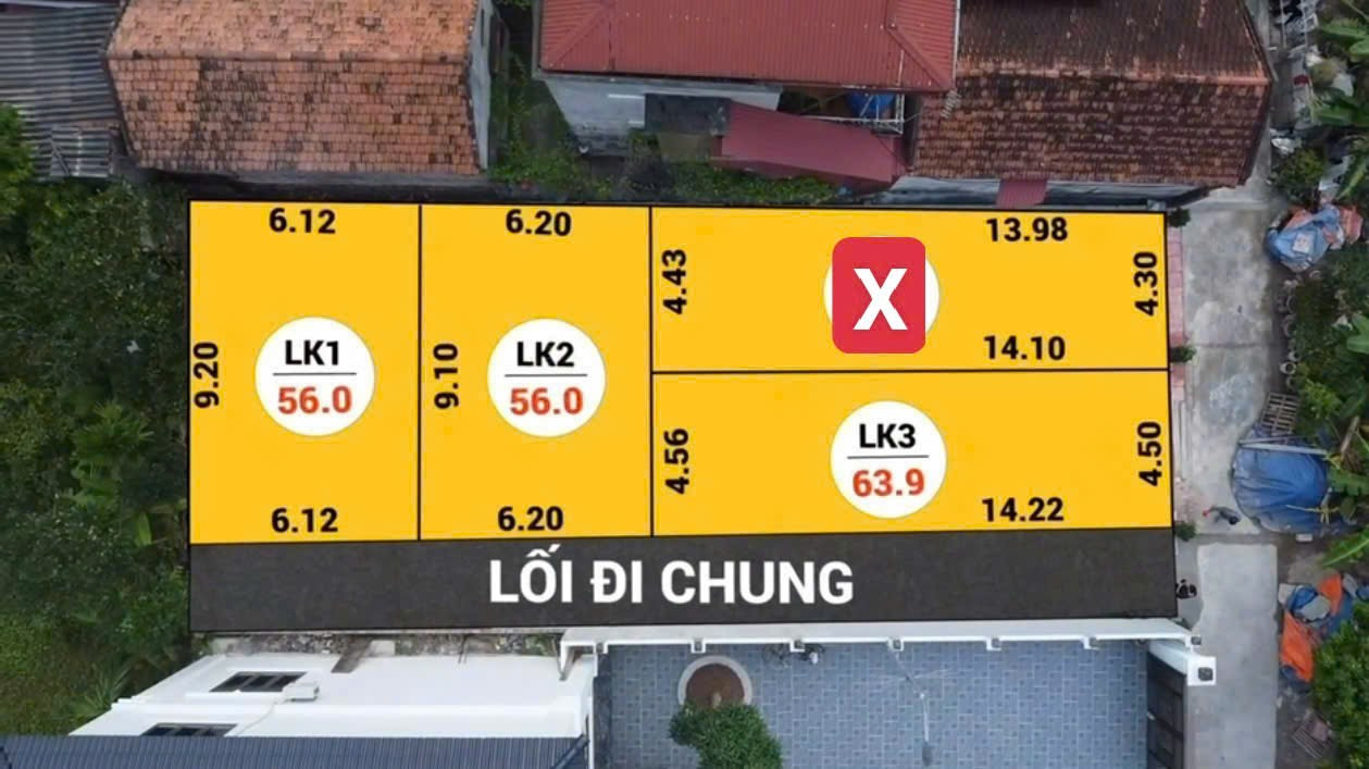Bán đất 56m² ngang 6m giá 880 triệu Xã Đức Hợp