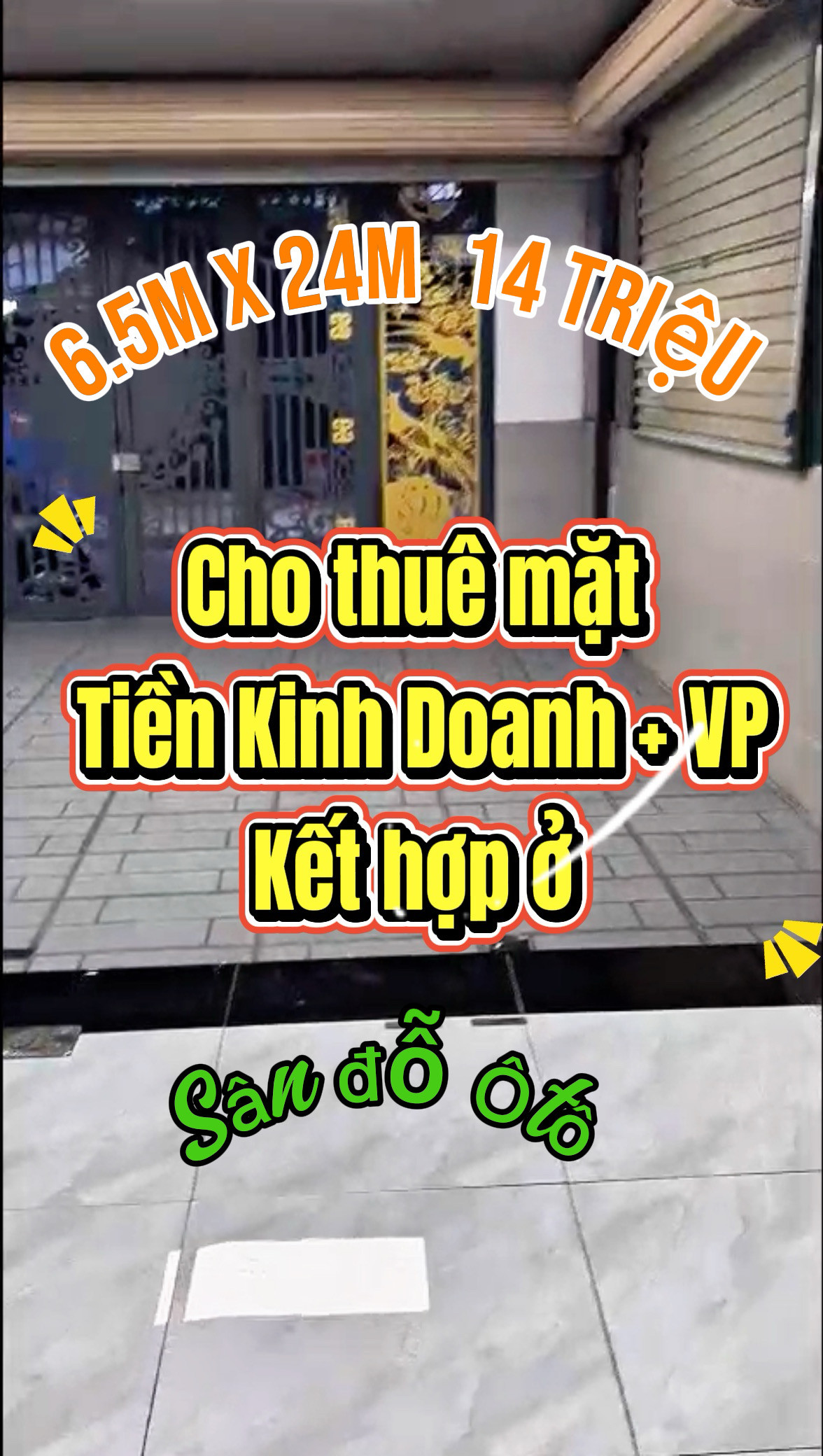 cho thuê mặt tiền kinh doanh chợ 1A đường 1A giao đường võ văn vân đỗ ô tô