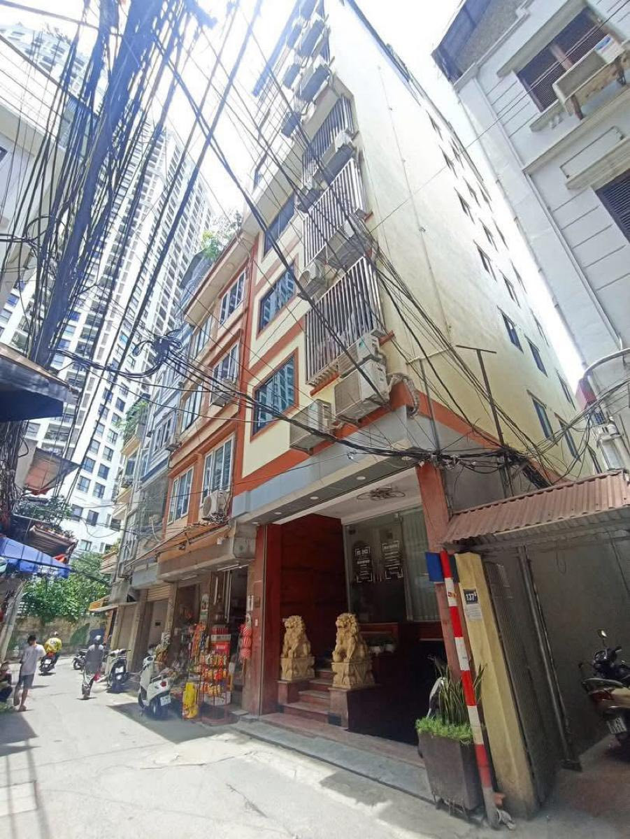 BÁN TÒA NHÀ MẶT PHỐ CỰ LỘC. 70M2 - 9 TẦNG. THANG MÁY. 12 CĂN HỘ KHÉP KÍN.