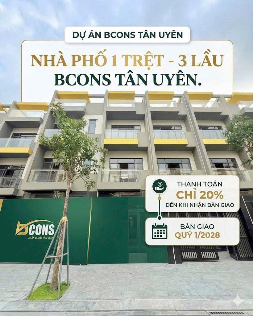 Chỉ từ 700 triệu trả trước, sở hữu ngay nhà phố 1 trệt 2 lầu có sân thượng tại TP.HCM.