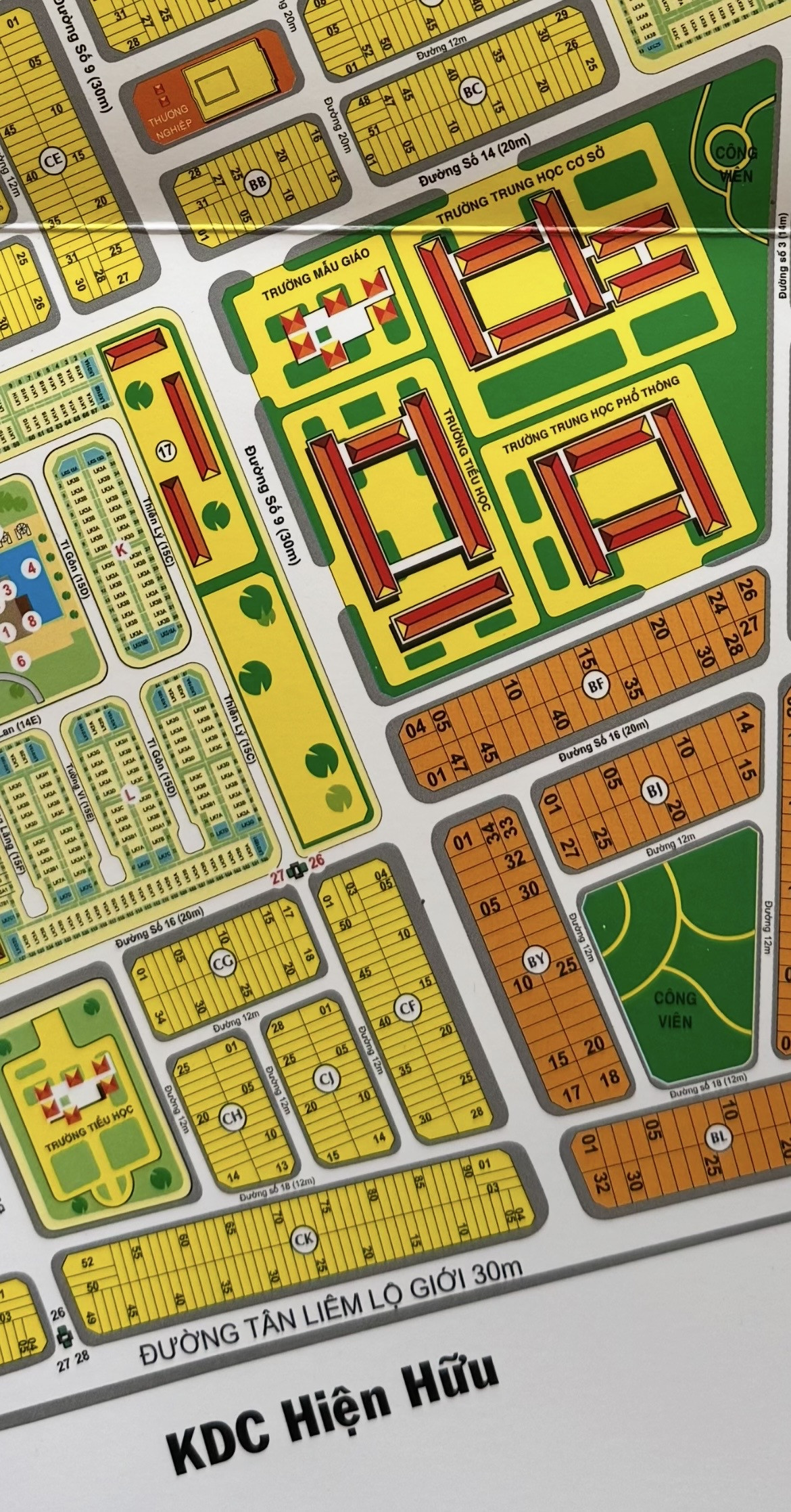 Bán đất 100m² _ Đường số 9, thuộc dự án KDC Phong Phú 4 _ Sổ đỏ riêng