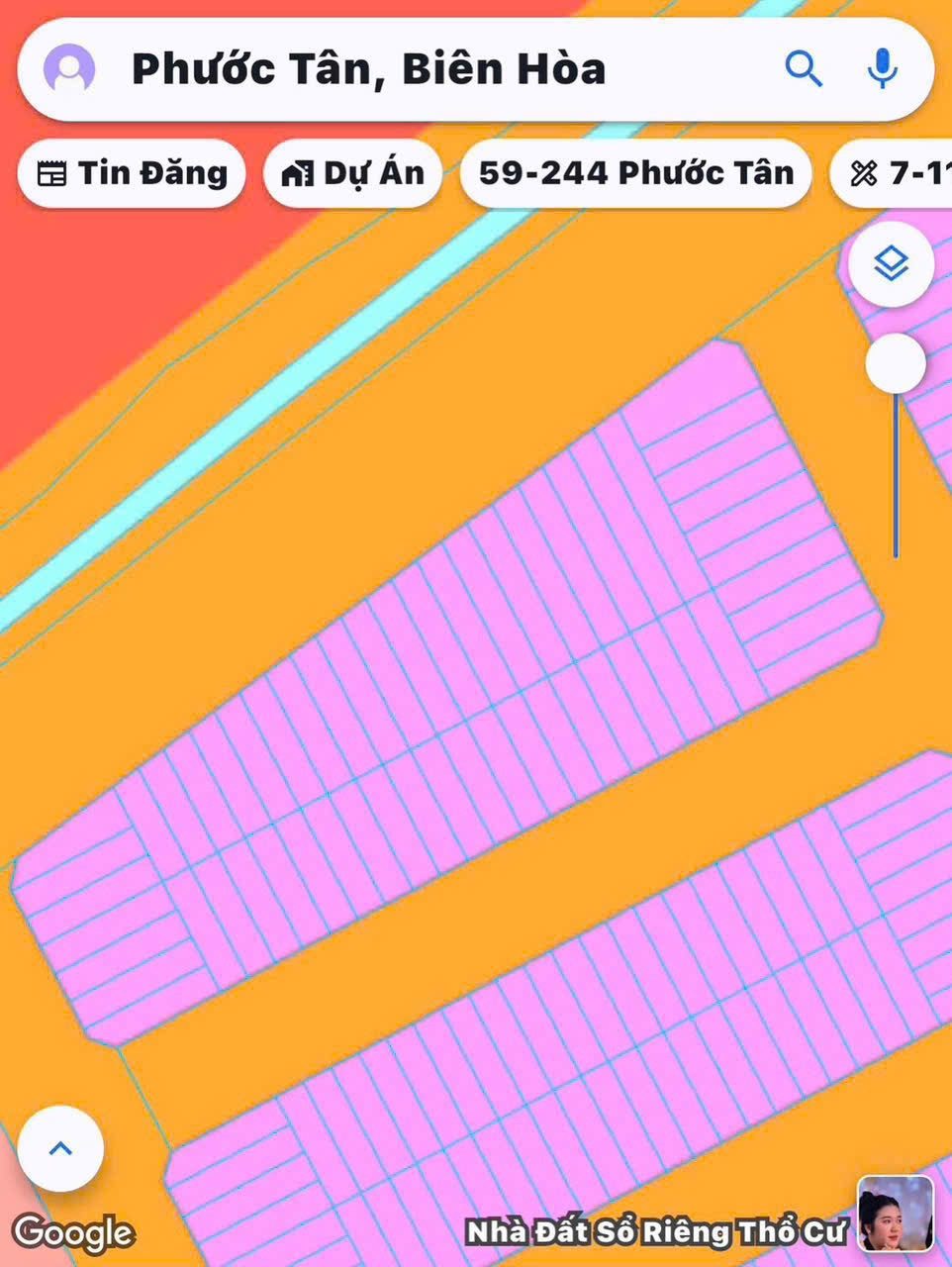 Bán đất 89.5m² có sẵn 89,5m² thổ cư ngang 4,5m giá 3.75 tỷ tại Đường D4 Phường Phước Tân