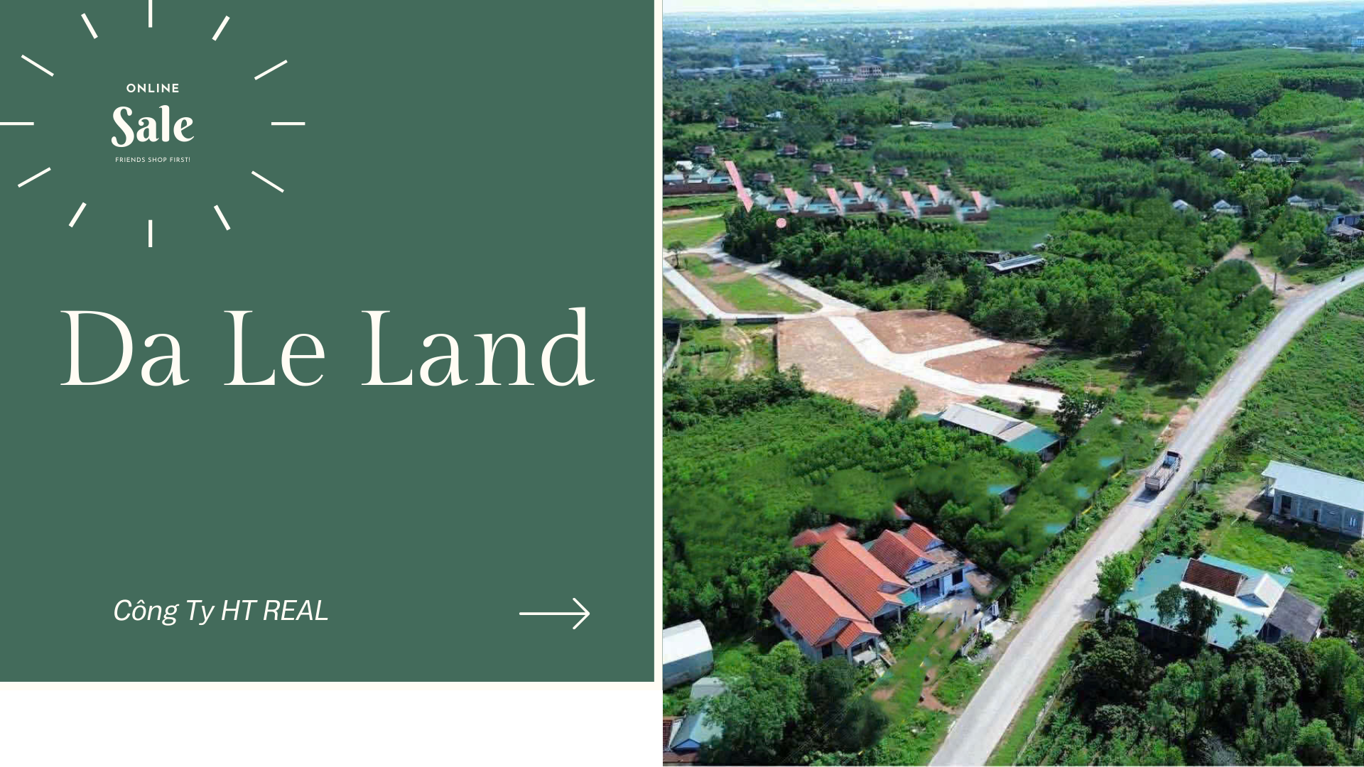 DA LE LAND – TÀI SẢN THẬT, GIÁ TRỊ BỀN | ƯU ĐÃI 30 TRIỆU HÔM NAY CHO 1 LÔ