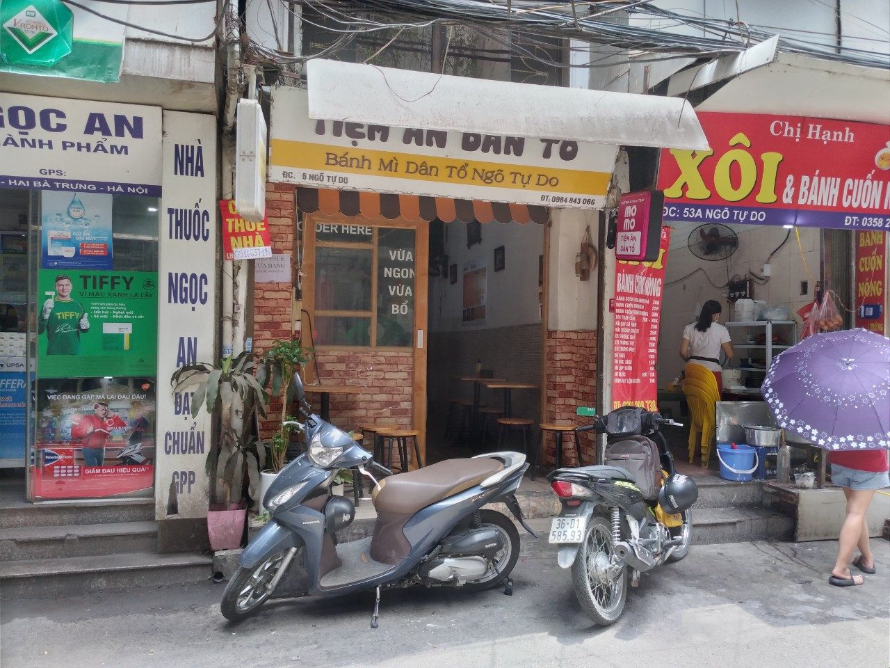 Cho thuê nhà nguyên căn 3x10m, mặt ngõ Tự Do, kinh doanh sầm uất, ôtô đỗ cửa.