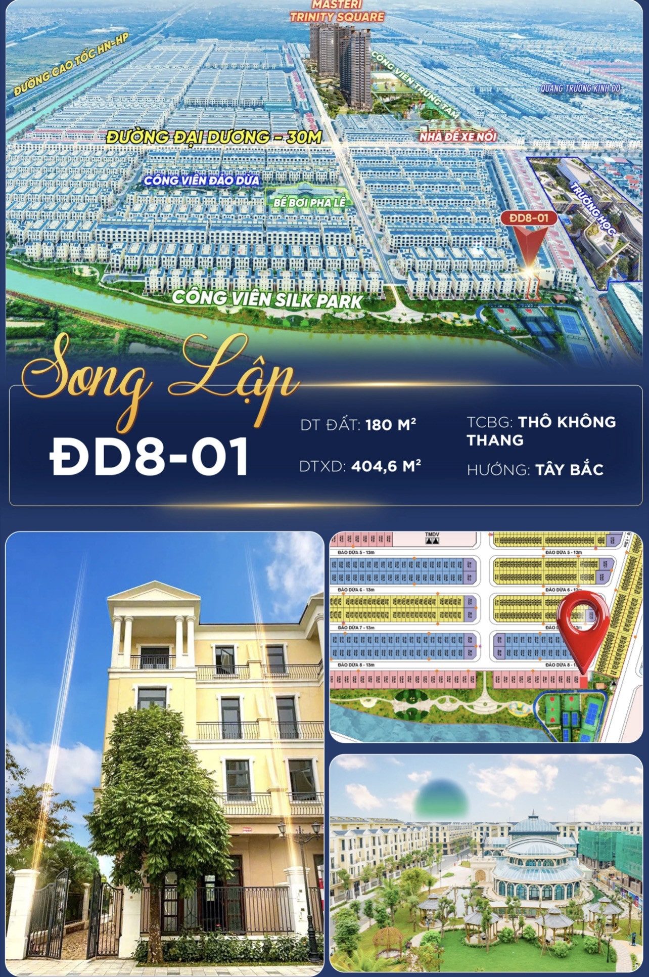 Song Lập Đảo Dừa -180m- 29,44 tỷ