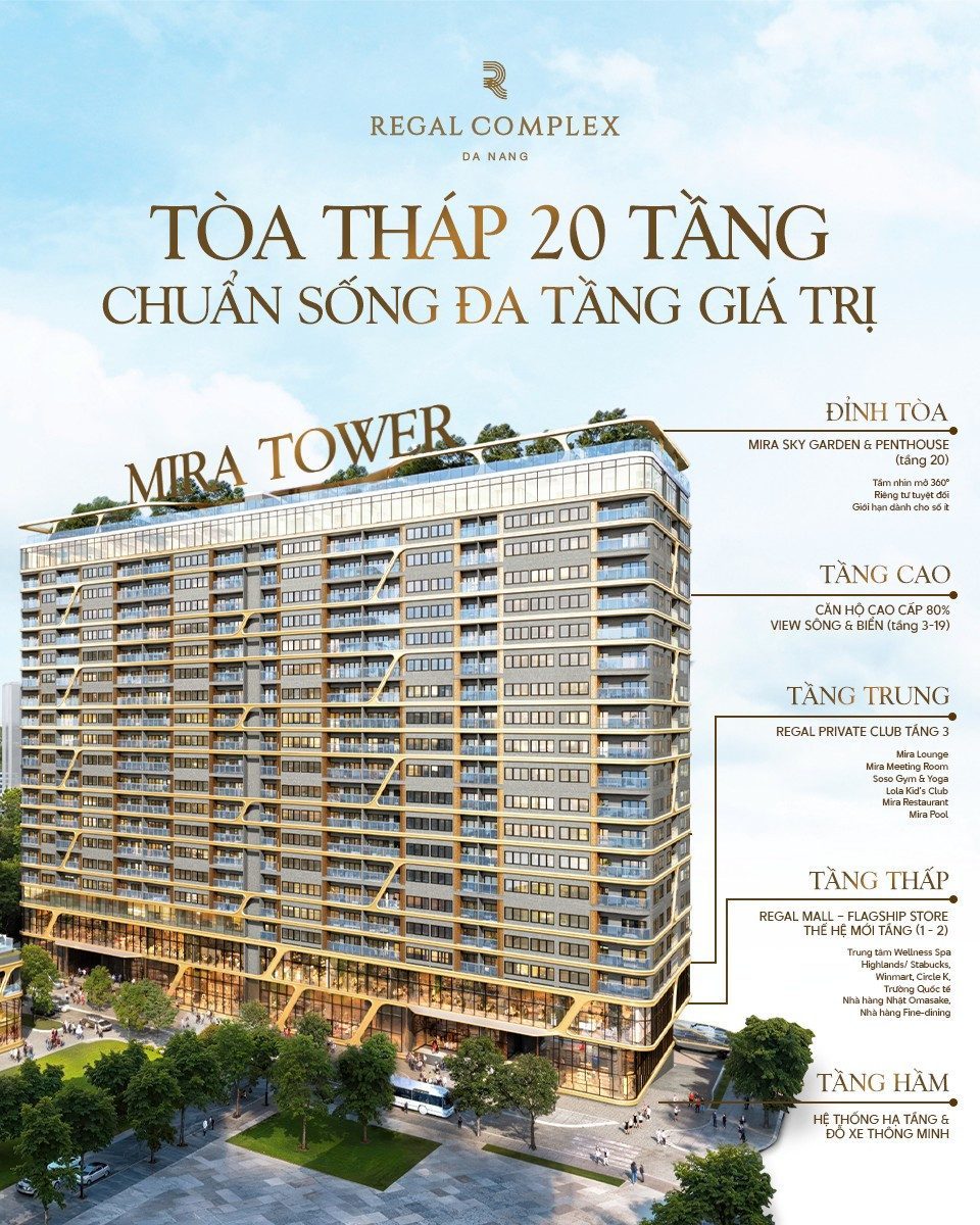 Bán căn hộ 2PN Regal Complex Ngũ Hành Sơn từ 4 tỷ chuẩn duplex siêu rộng 83m² 0905969391