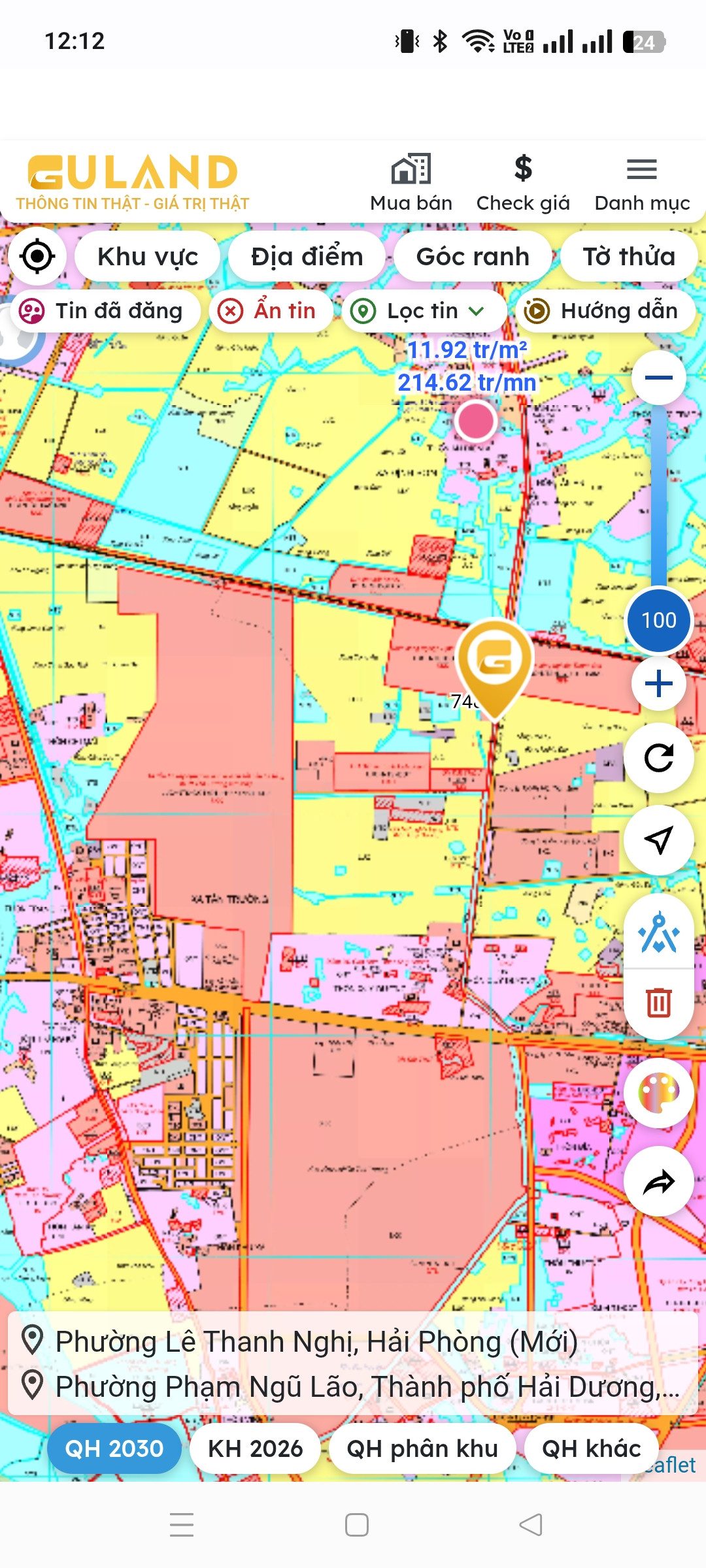 Đất Dịch Vụ Thương Mại 4928m²
