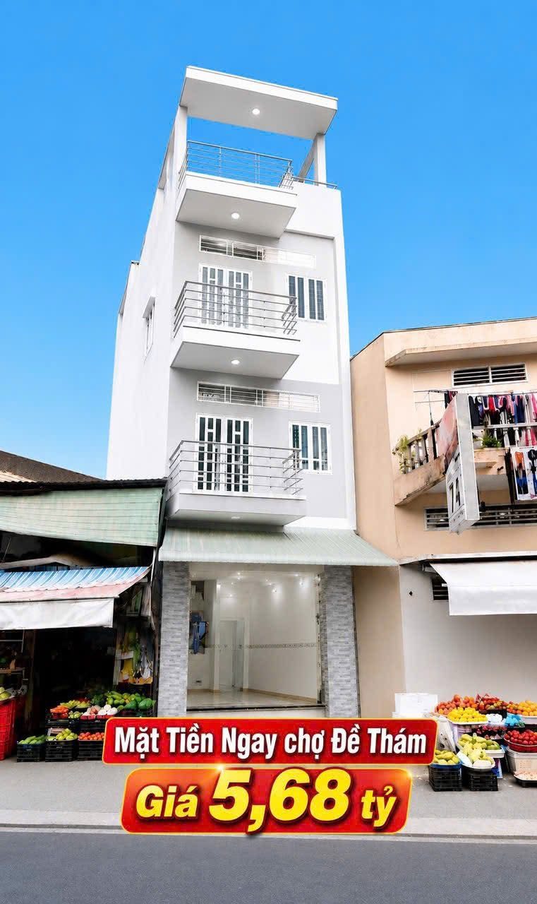 Hàng Hiếm!!! 5 tỷ 680 - BÁN NHÀ MINI 3 TẦNG Số 74A MẶT TIỀN ĐƯỜNG ĐỀ THÁM (ngay tại chợ)