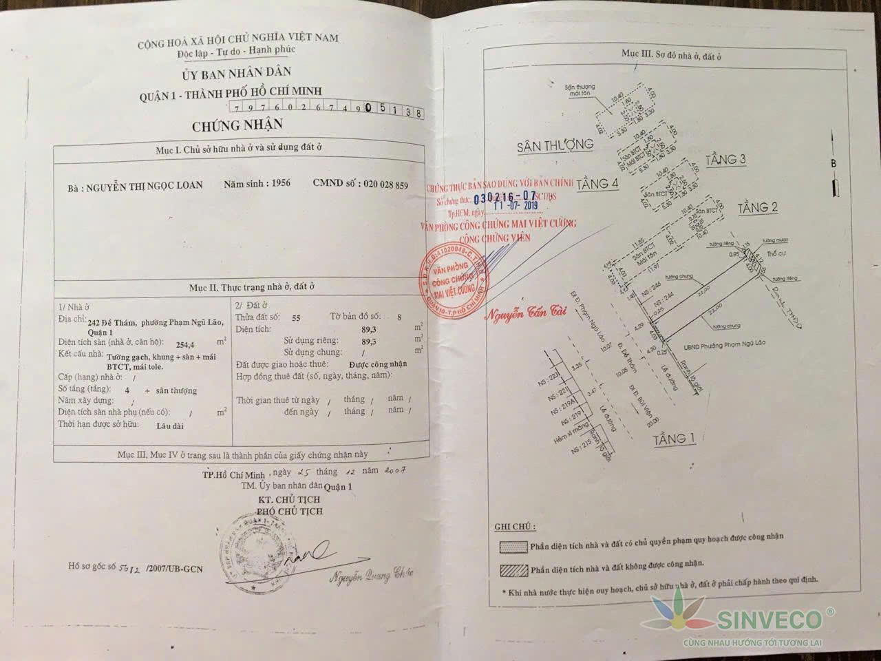 Bán nhà Đề Thám ,Phường Phạm Ngũ Lão ,Quận 1 – Giá 65 tỷ