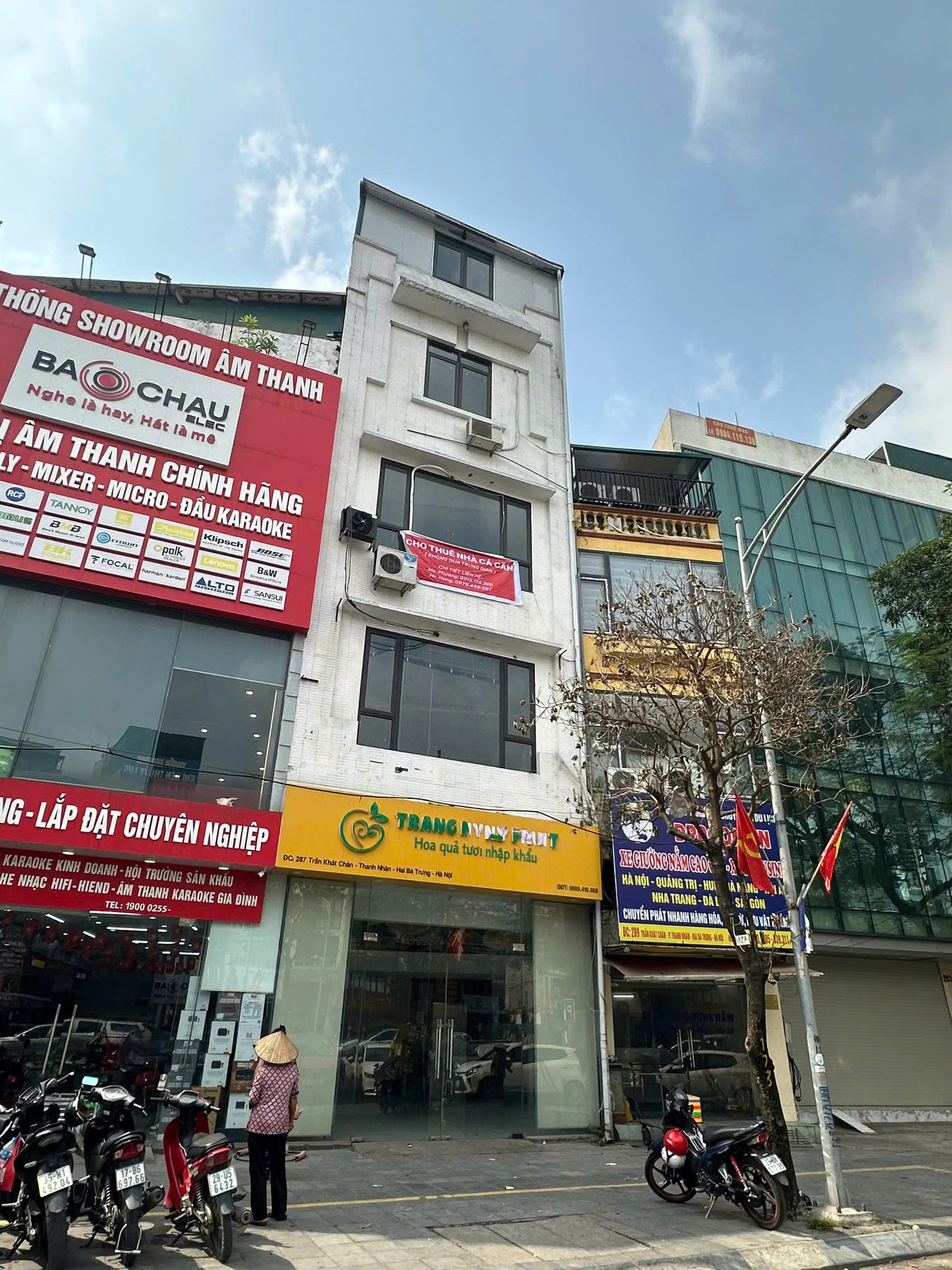 CHO THUÊ NHÀ MẶT PHỐ KINH DOANH ĐẸP TRẦN KHÁT CHÂN , KHU VỰC CẦU VƯỢT TKC , KIM NGƯU,HÀ NỘI