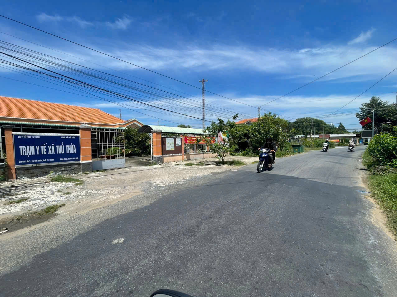 Bán đất thổ cư mt đường nhựa ĐH7 , xã Nhị Thành, Thủ Thừa dt 153m2 giá 1,75 tỷ