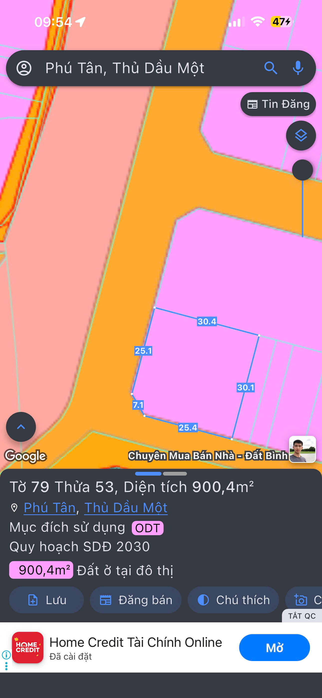 Bán đất 2 mặt tiền đối diện trường tiểu học Phú Tân
*Diện tích: 900,4m2,(32x30,1), giá 53tỷ còn thương lượng