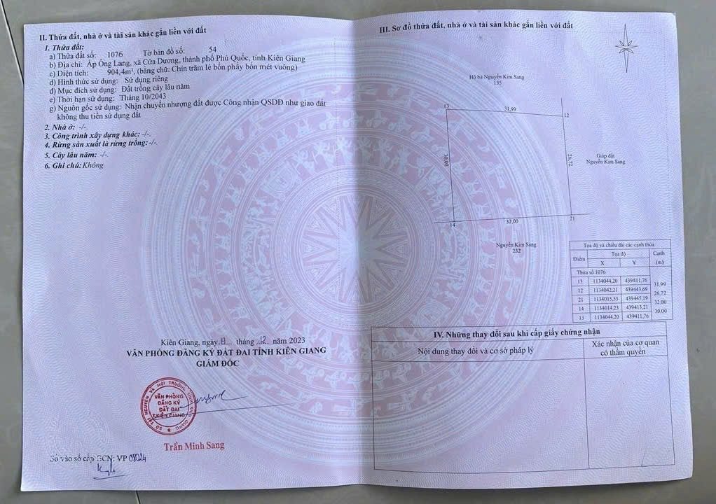 Gần 1 công đất gần Dinh Bà Ông Lang