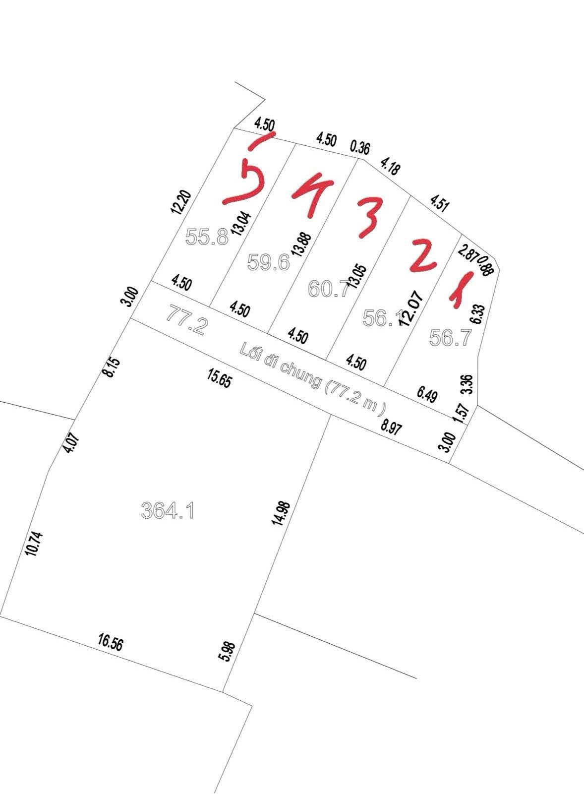 Bán đất 56m² ngang 4,5m giá 1.45 tỷ Phường Đường Hào