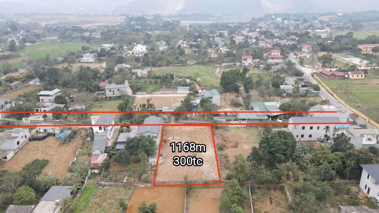 1168m - 300m thổ cư - MTiền 24m - Gần KCN Nhuận Trạch, Lương Sơn