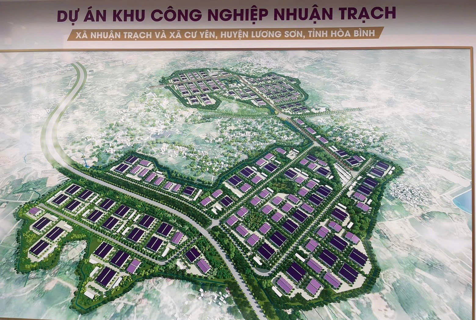Bán 3 lô bám mặt đường 32m khu công nghiệp Phú Sơn nhuận Trạch