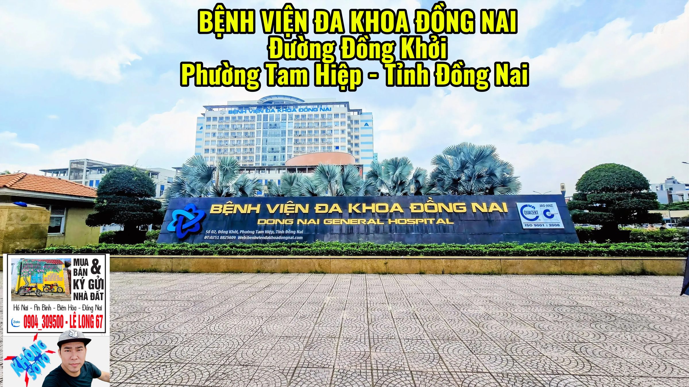 CẦN BÁN LÔ ĐẤT - Mặt Tiền Kinh Doanh Ngay Bệnh Viện Đồng Nai - Phường Tam Hiệp - Đồng Nai