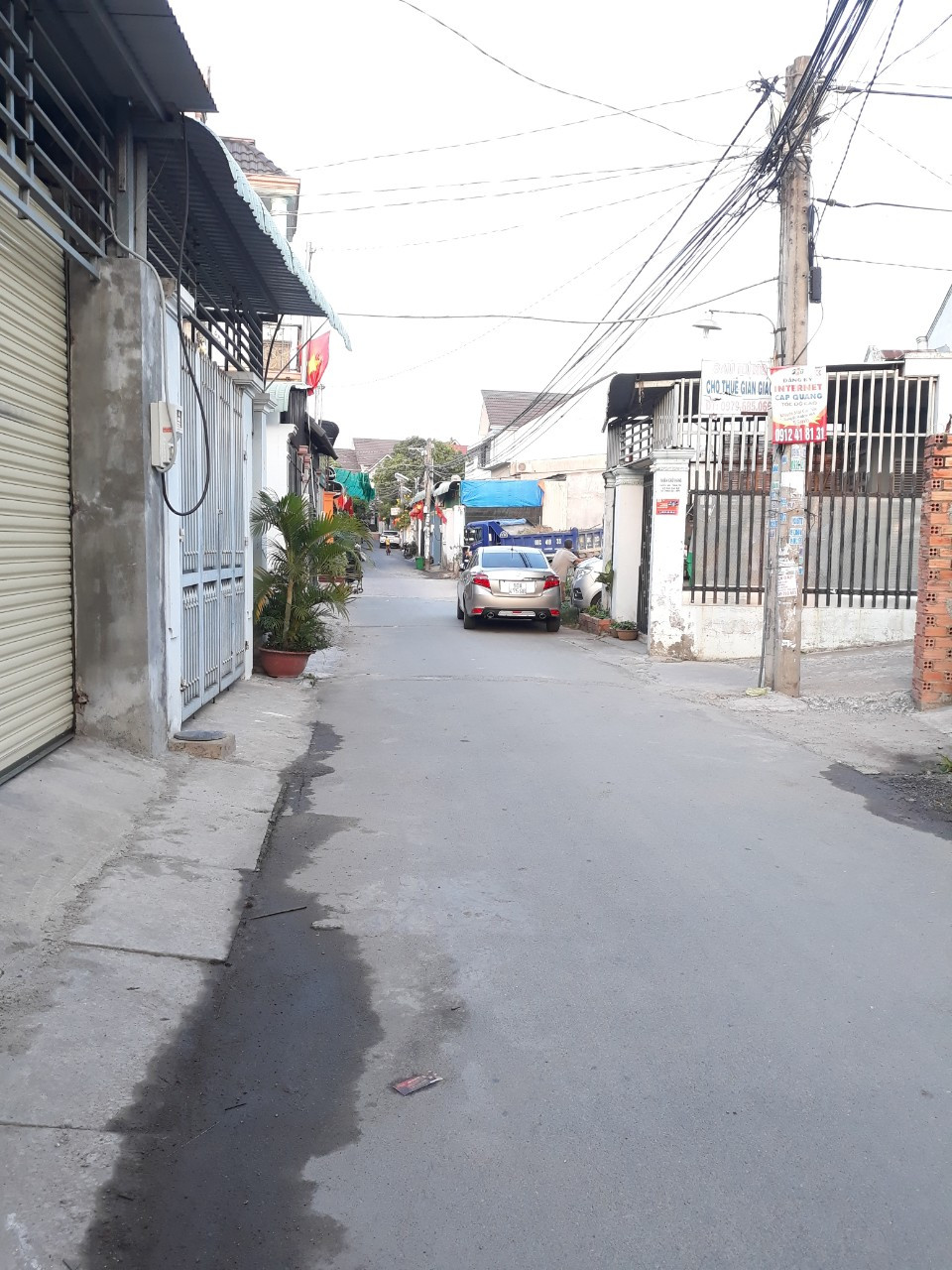 Bán Đất DT 5m x 16.6m nở hậu, Đường Nhựa 2 Ôtô Né Nhau, Phường Tân phong.