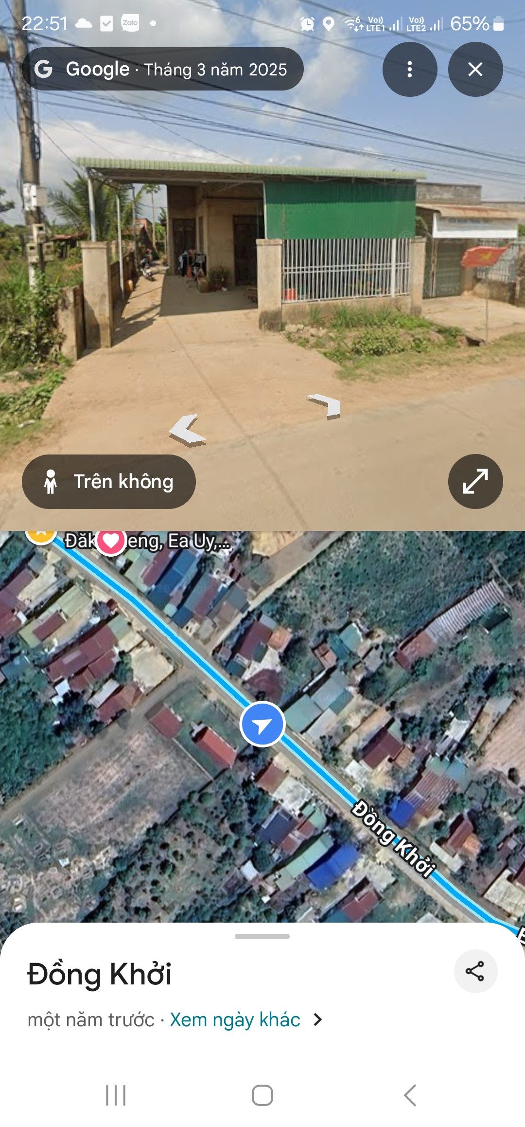 Bán nhà 467.9m² có sẵn 100m² thổ cư ngang 9.3m giá 2 tỷ tại Đường Đồng Khởi Xã Tân Tiến