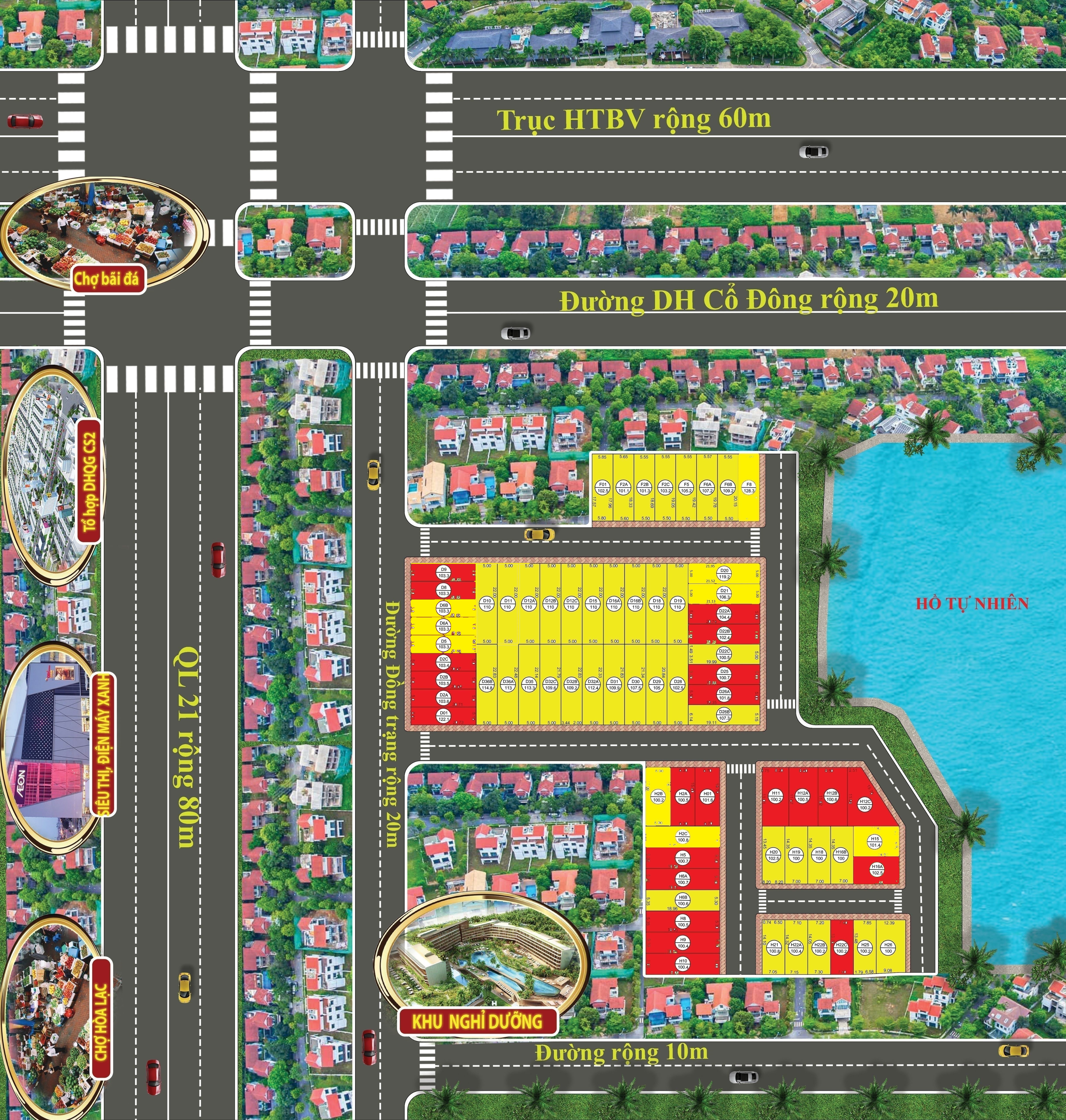 Bán đất 119,2m² full thổ cư ngang 5m giá 5.8 tỷ tại Đường Đồng Trạng Xã Đoài Phương
